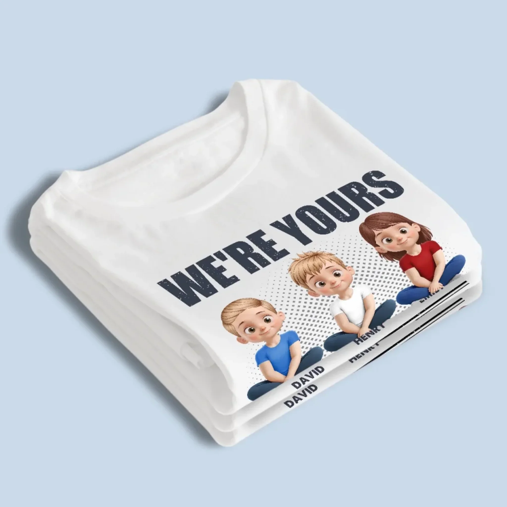 Certified Chaos, No Exchanges - Family  Personalized Custom Unisex T-shirt, Premium T-shirt, Hoodie - Mother's Day, Gift For Mom, Grandma - Image 4