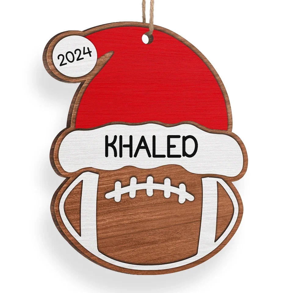Champions Keep Playing Until They Get It Right - Personalized Custom Ornament - Wood Custom Shaped - Christmas Gift For Sport Lovers, Sport Players - Image 3