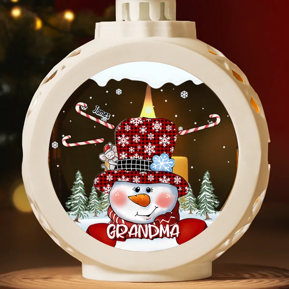 Cherish Every Moment With You - Family Personalized Custom Candlelight Lantern Ornament - Christmas Gift For Mom, Grandma - Image 3
