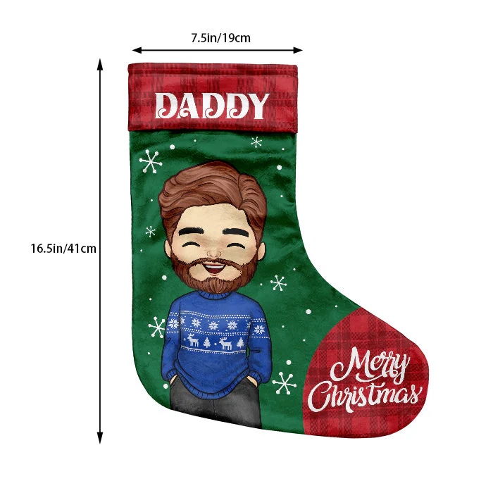 Christmas Eve Is Family Night - Personalized Custom Christmas Stocking - Gift For Family, Christmas Gift - Image 3