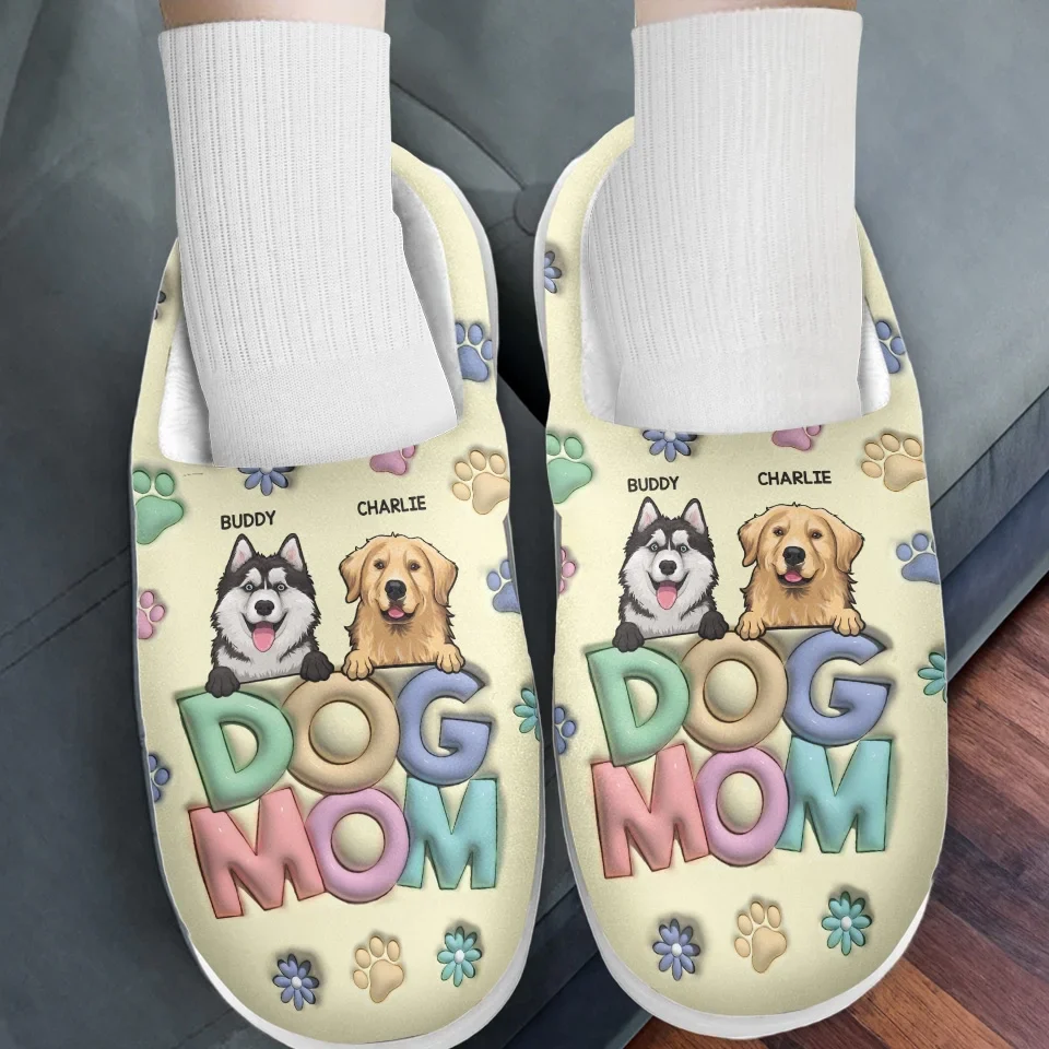 Christmas Is All About Pets - Dog & Cat Personalized Custom Fluffy Slippers - Christmas Gift For Pet Owners, Pet Lovers - Image 3