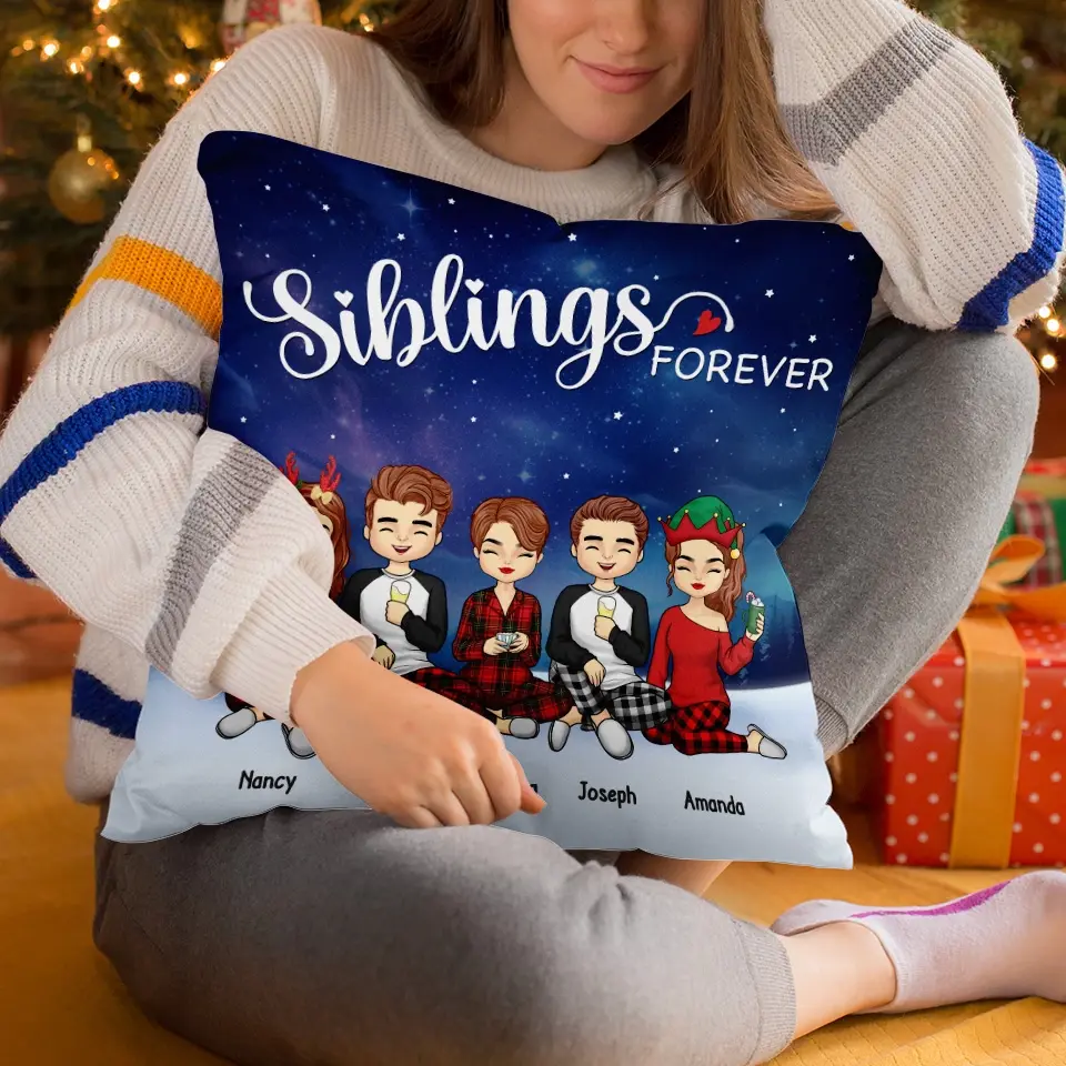 Christmas Is Best When Shared With Family - Family Personalized Custom Pillow - Christmas Gift For Family Members - Image 5