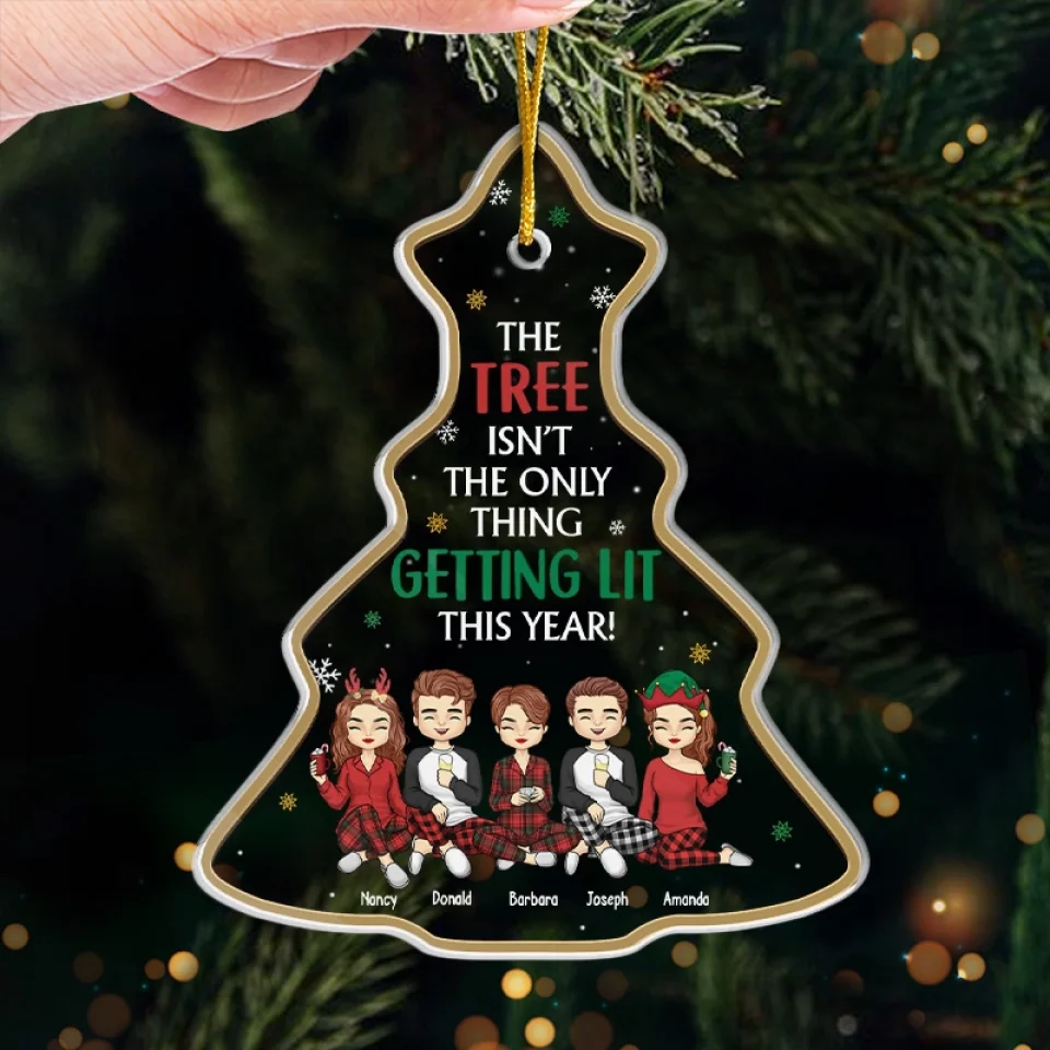 Christmas Is Better When Shared With Friends - Bestie Personalized Custom Ornament - Acrylic Custom Shaped - Christmas Gift For Best Friends, BFF, Sisters - Image 4