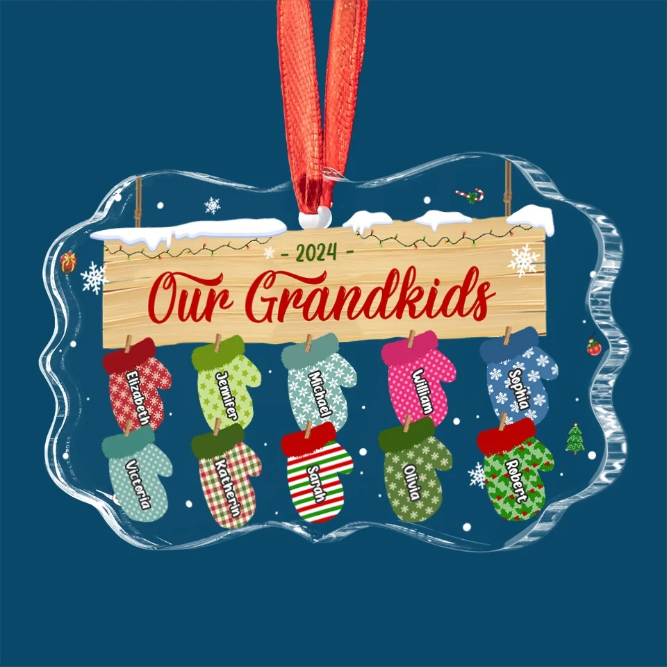 Christmas Is Going Home To Celebrate With Family - Family Personalized Custom Benelux Glass Ornament - Christmas Gift For Mom, Grandma - Image 3