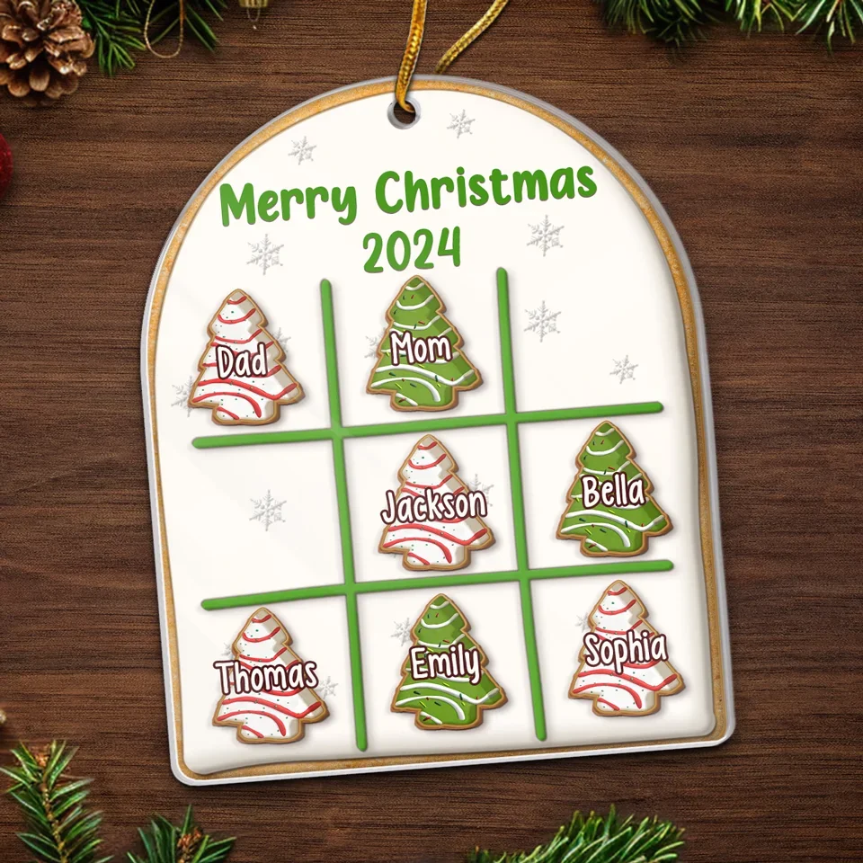Christmas Is The Day That Holds All Time Together - Family Personalized Custom Ornament - Acrylic Custom Shaped - Christmas Gift For Family Members - Image 5