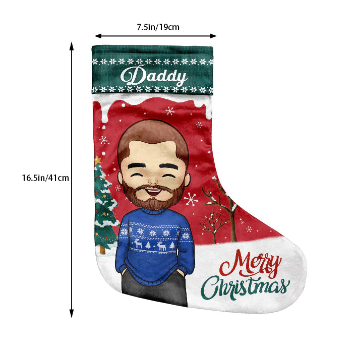Christmas Joy Is To Be Shared With Family - Personalized Custom Christmas Stocking - Gift For Family, Christmas Gift - Image 3