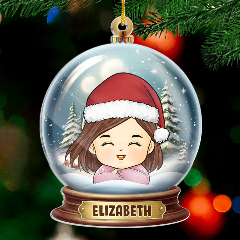 Christmas Was On It’s Way - Family Personalized Custom Ornament - Acrylic Custom Shaped - Christmas Gift For Family Members - Image 2