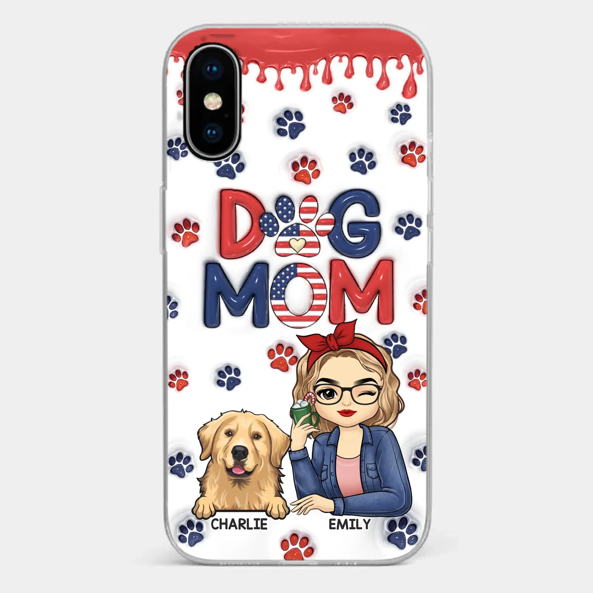 Cuddling With My Furry Happiness - Dog & Cat Personalized Custom 3D Inflated Effect Printed Clear Phone Case - Gift For Pet Owners, Pet Lovers - Image 27