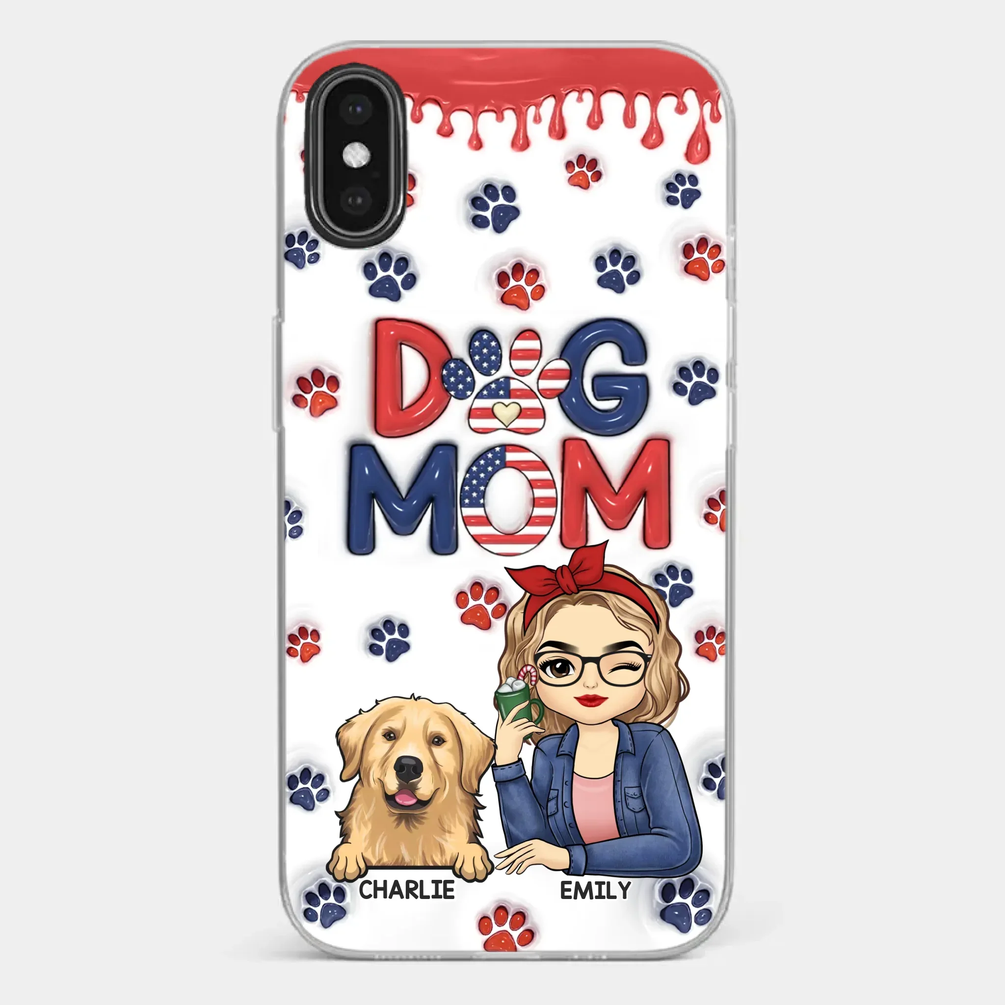Cuddling With My Furry Happiness - Dog & Cat Personalized Custom 3D Inflated Effect Printed Clear Phone Case - Gift For Pet Owners, Pet Lovers - Image 28