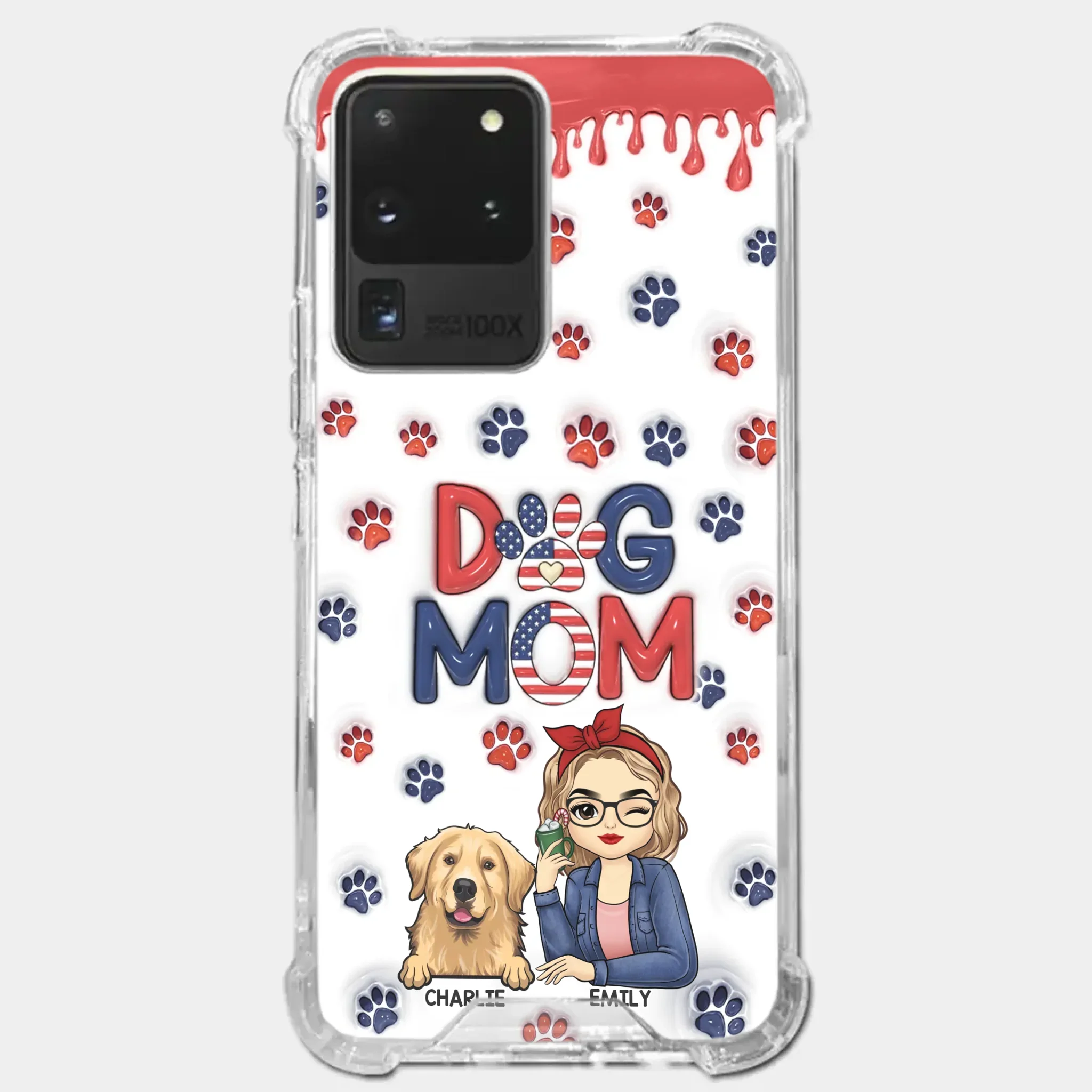 Cuddling With My Furry Happiness - Dog & Cat Personalized Custom 3D Inflated Effect Printed Clear Phone Case - Gift For Pet Owners, Pet Lovers - Image 39