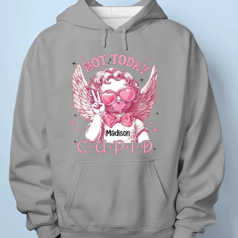 Cupid Brought Love, But You Brought Joy - Bestie Personalized Custom Unisex T-shirt, Premium T-shirt, Hoodie - Valentine Gift For Best Friends, BFF, Sisters - Image 7