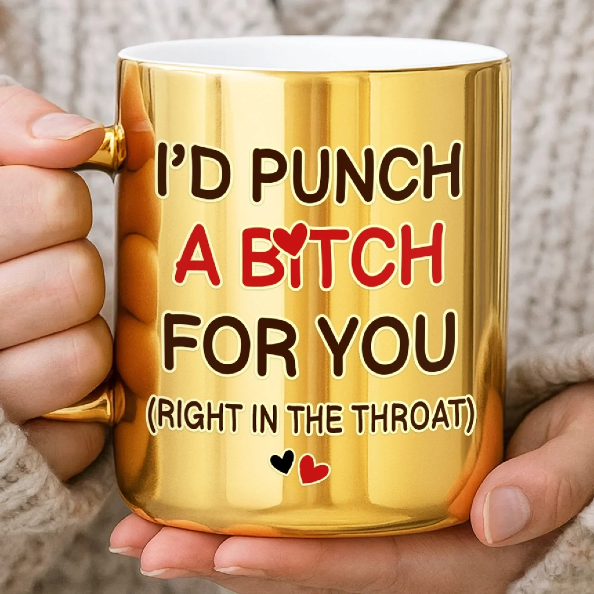 Custom 11oz Metallic Ceramic Mug - Personalized Best Friend Birthday Gifts For Women, Besties, Sisters, BFF - You Make Every Moment Shine - Image 5