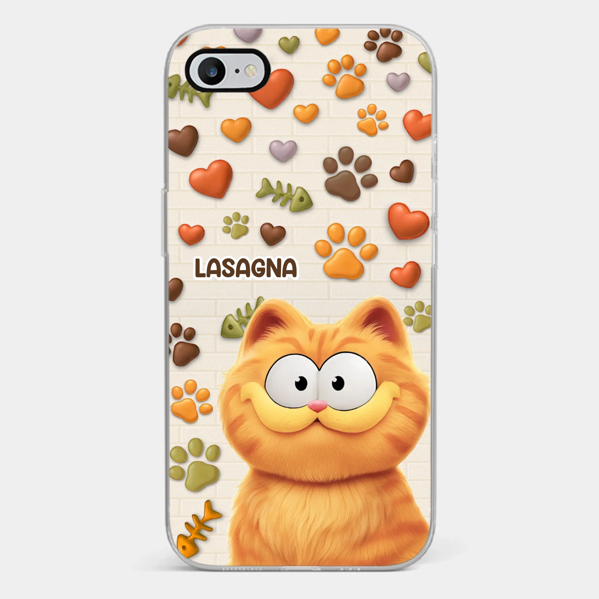 Custom 3D Inflated Effect Printed Clear Phone Case - Personalized Birthday Gifts For Cat Lovers, Cat Mom And Dad - Furry Friends Brighten Every Call - Image 23