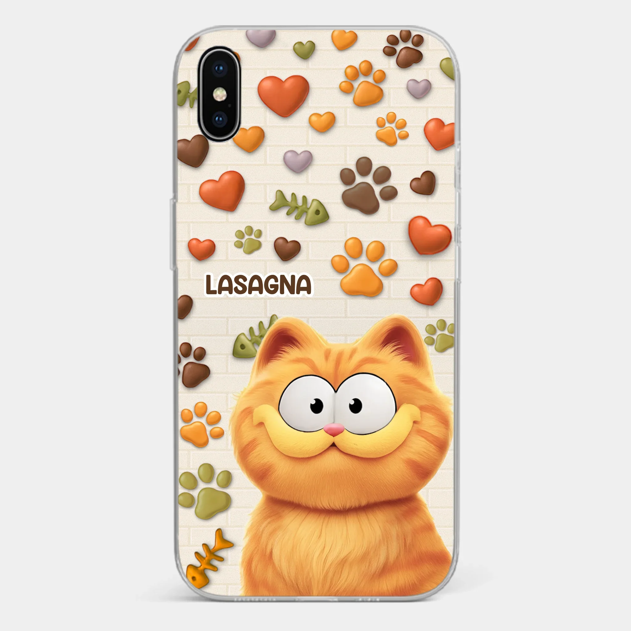 Custom 3D Inflated Effect Printed Clear Phone Case - Personalized Birthday Gifts For Cat Lovers, Cat Mom And Dad - Furry Friends Brighten Every Call - Image 24