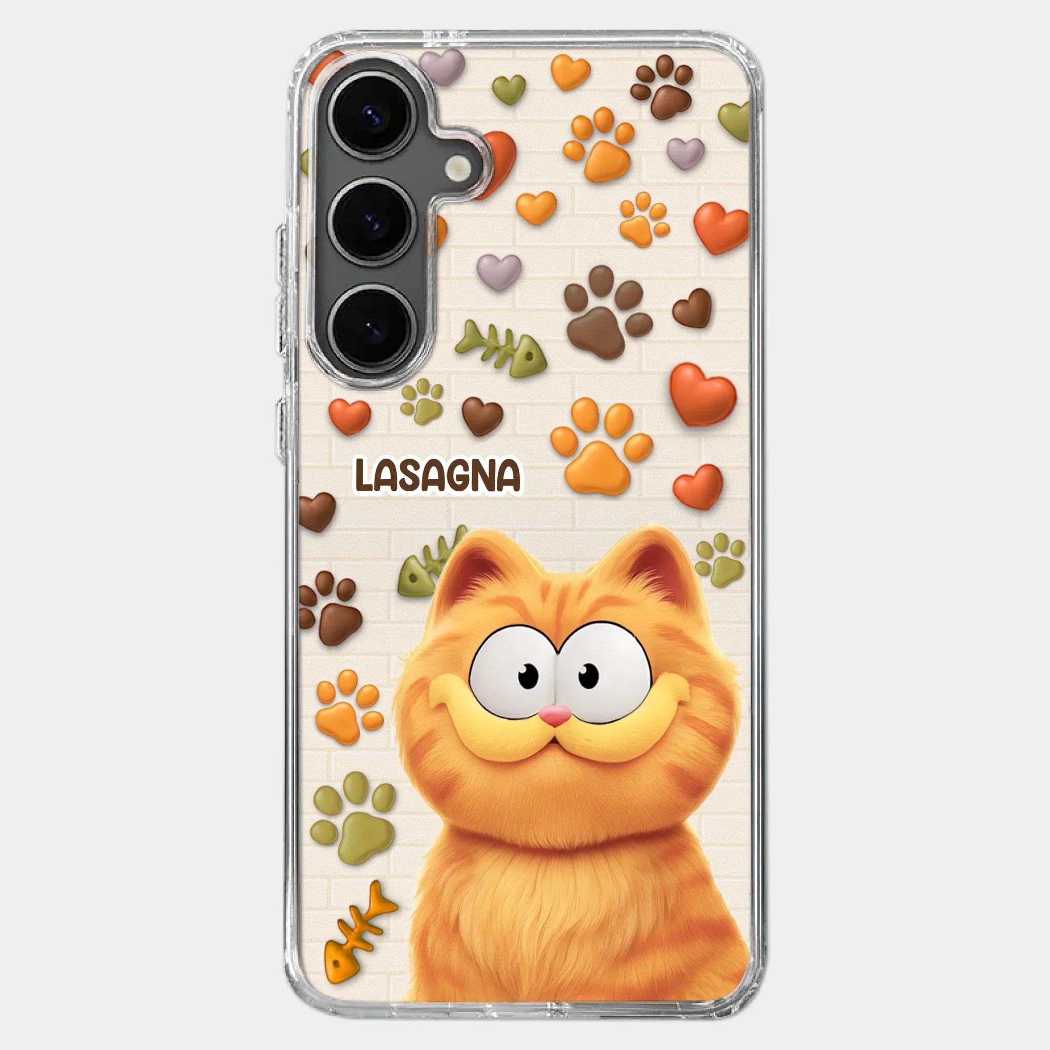 Custom 3D Inflated Effect Printed Clear Phone Case - Personalized Birthday Gifts For Cat Lovers, Cat Mom And Dad - Furry Friends Brighten Every Call - Image 42