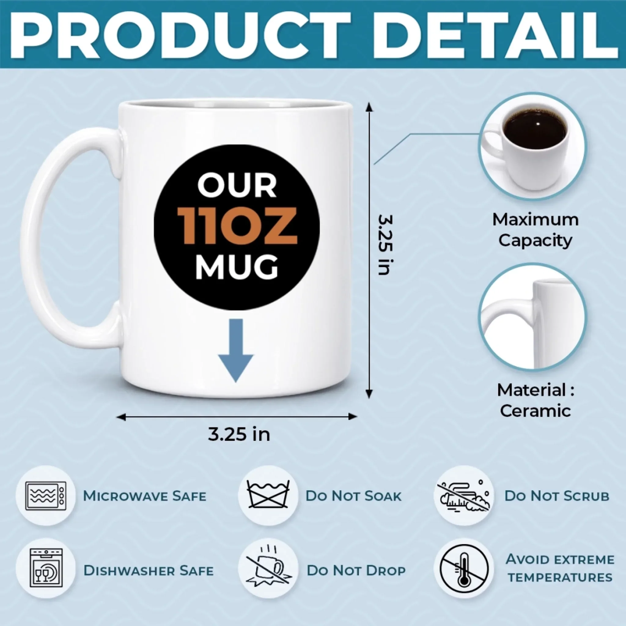 Custom 3D Inflated Effect Printed Mug - Personalized Funny Mother's Day Birthday Gifts For Mom - Chaos Never Looked This Cute - Image 6