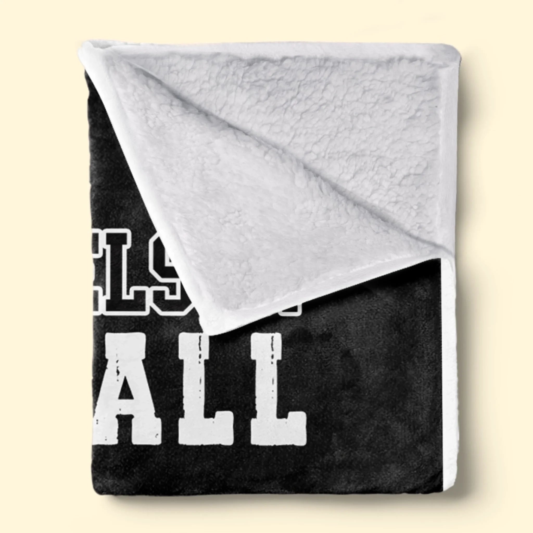 Custom American Football Blanket - Personalized Gift For Birthday, Football Football Lovers, NFL Fans, Sport Lovers, Senior Graduation Gift - Living The Football Dream With School Name - Image 4