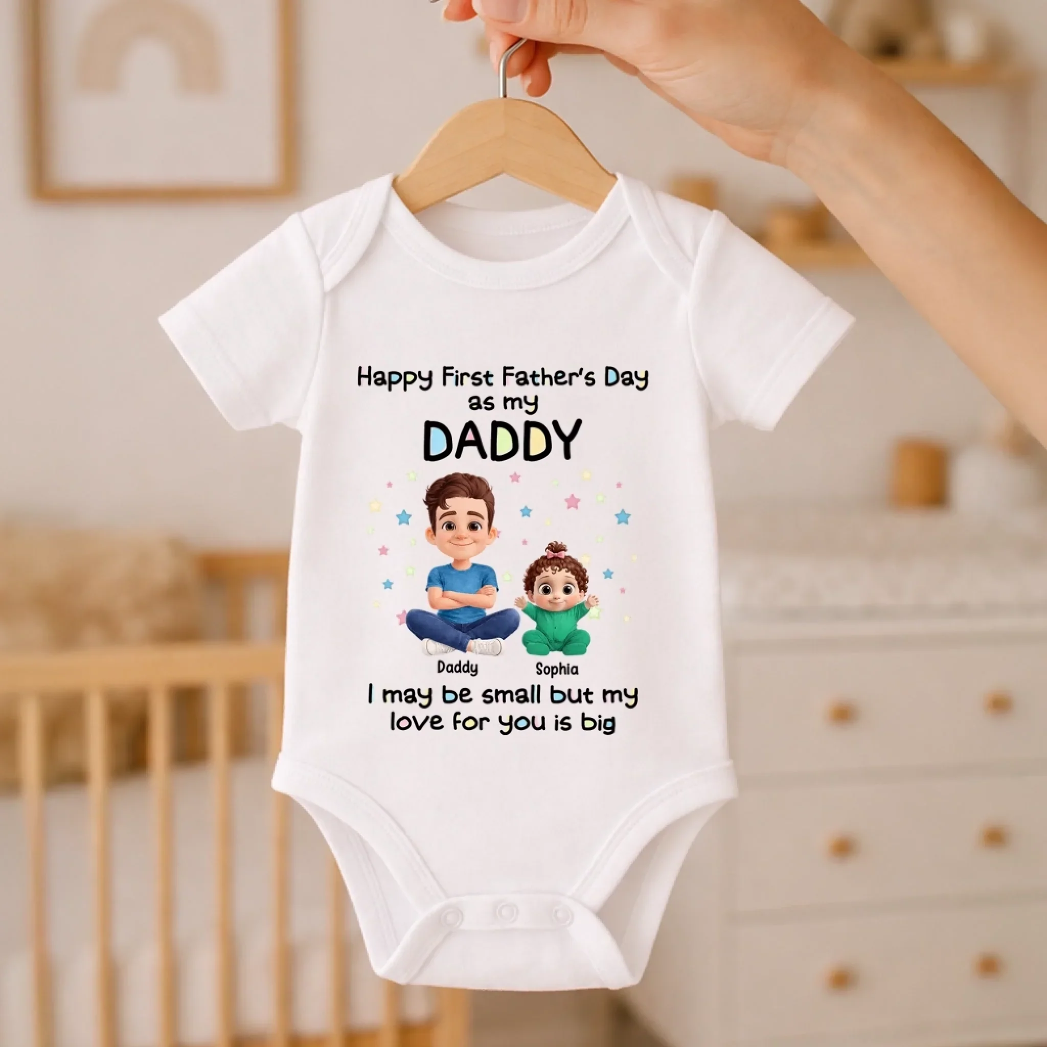 Custom Baby Onesie - Personalized Baby Shower, Gender Reveal Gifts For New Moms, New Dads, New Parents - New Chapter Starts Here - Image 2