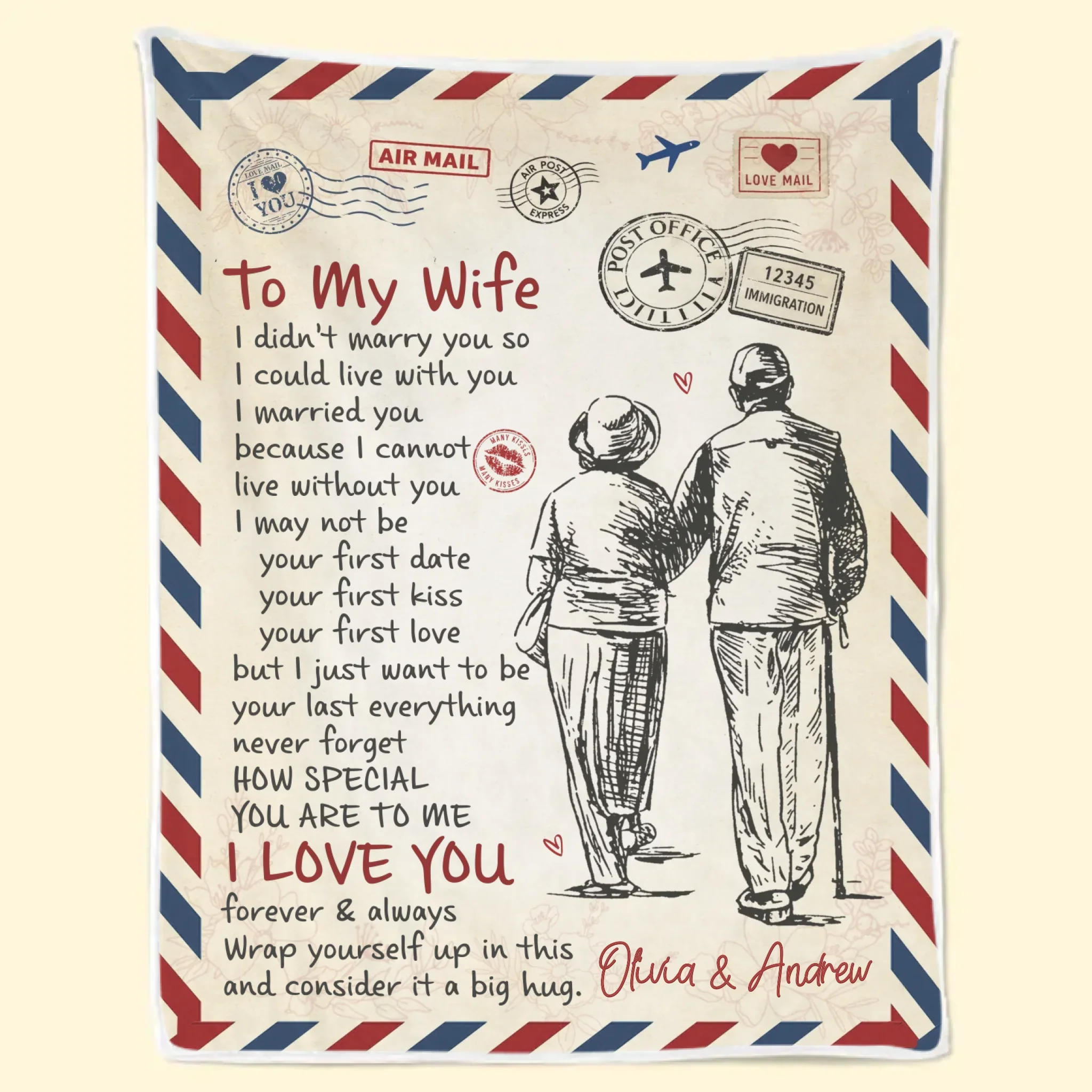 Custom Blanket - Personalized Anniversary Wedding Gifts For Husband And Wife, Him And Her - Always Better Together - Image 3