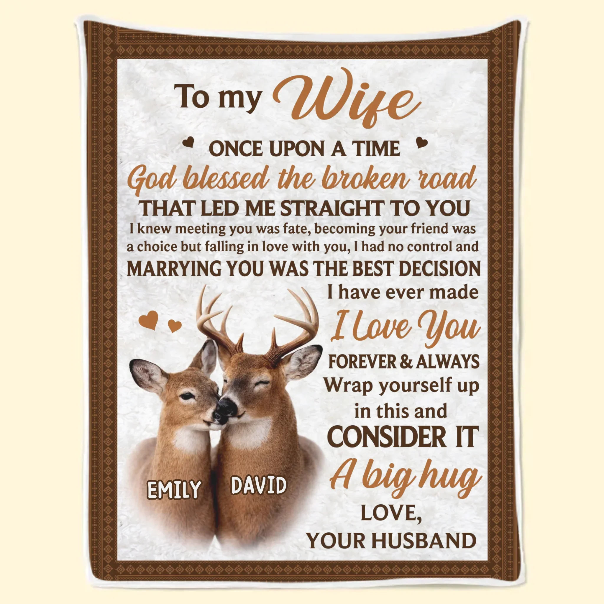 Custom Blanket - Personalized Anniversary Wedding Gifts For Husband And Wife, Him And Her - Love Grows In Quiet Ways - Image 3