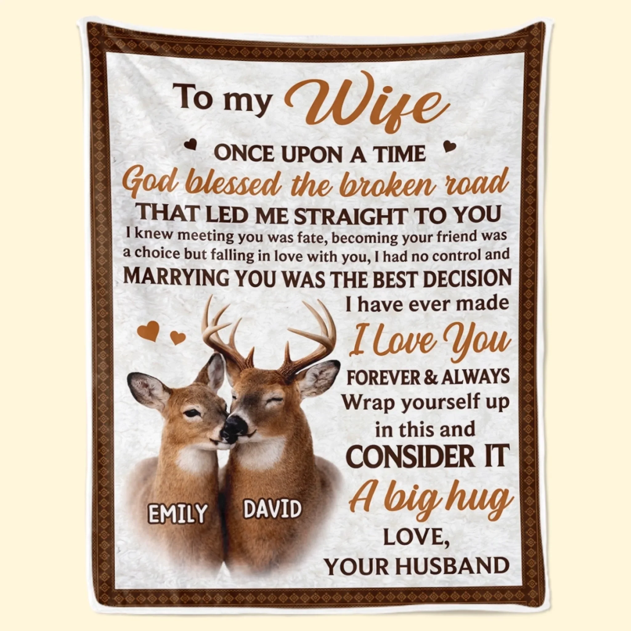 Custom Blanket - Personalized Anniversary Wedding Gifts For Husband And Wife, Him And Her - Love Grows In Quiet Ways - Image 4