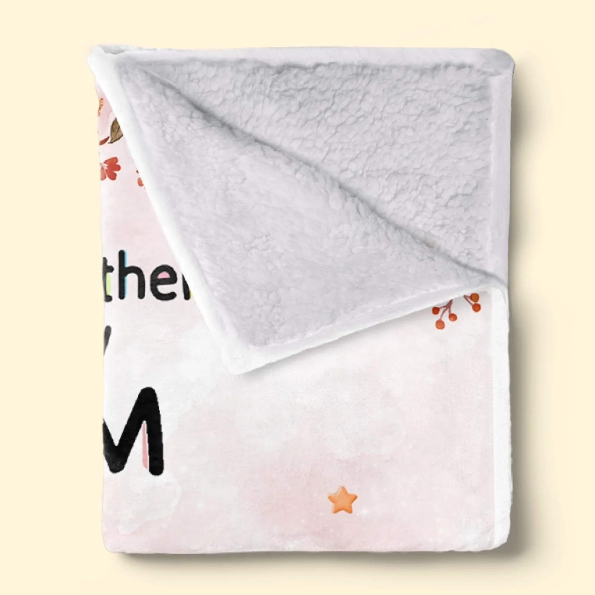 Custom Blanket - Personalized Baby Shower, Gender Reveal Gifts For New Moms, New Dads, New Parents - Welcome To Your Beautiful World - Image 5