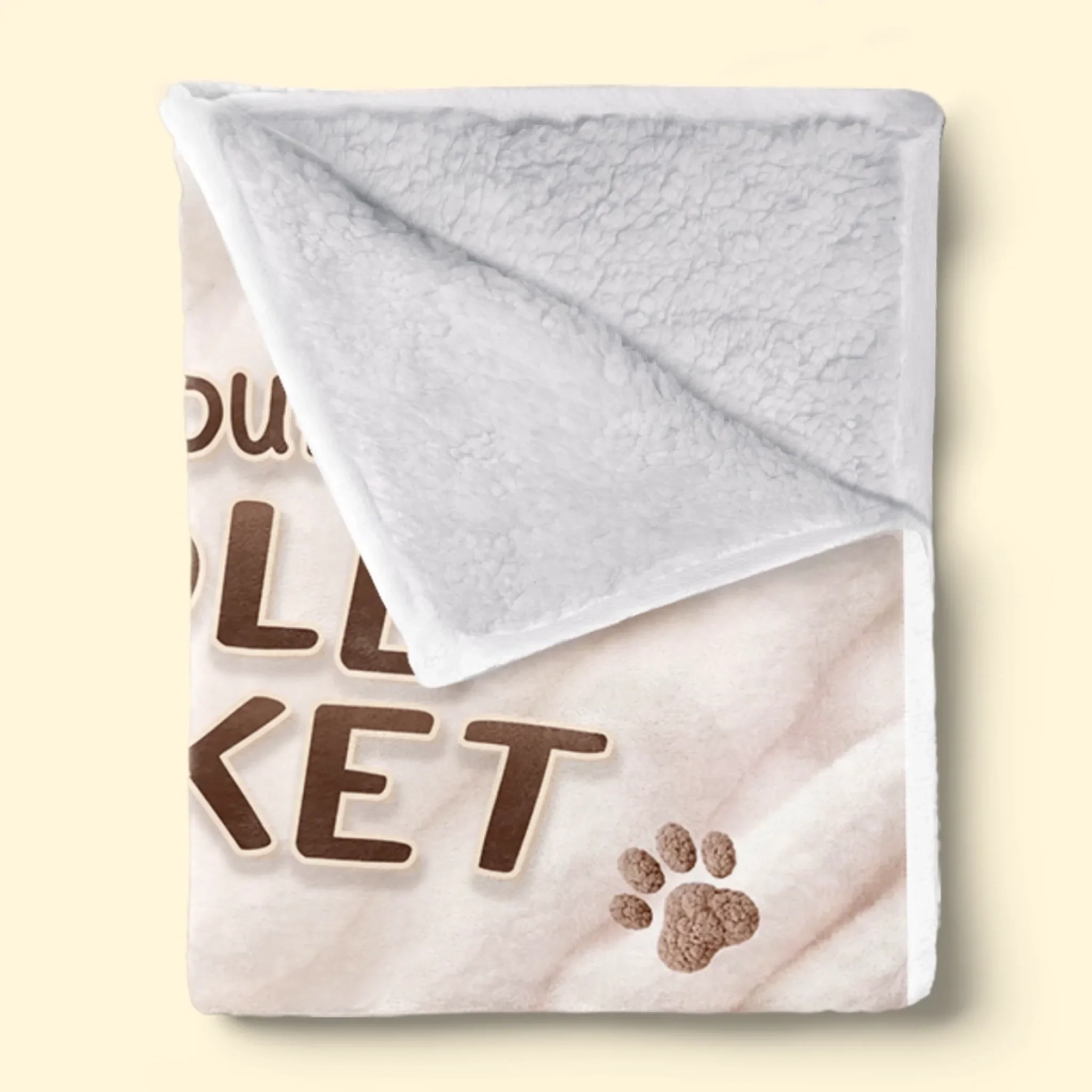 Custom Blanket - Personalized Birthday Gifts For Dog Cat Lovers, Dog Dad And Mom, Cat Owners - Love Without Words - Image 5