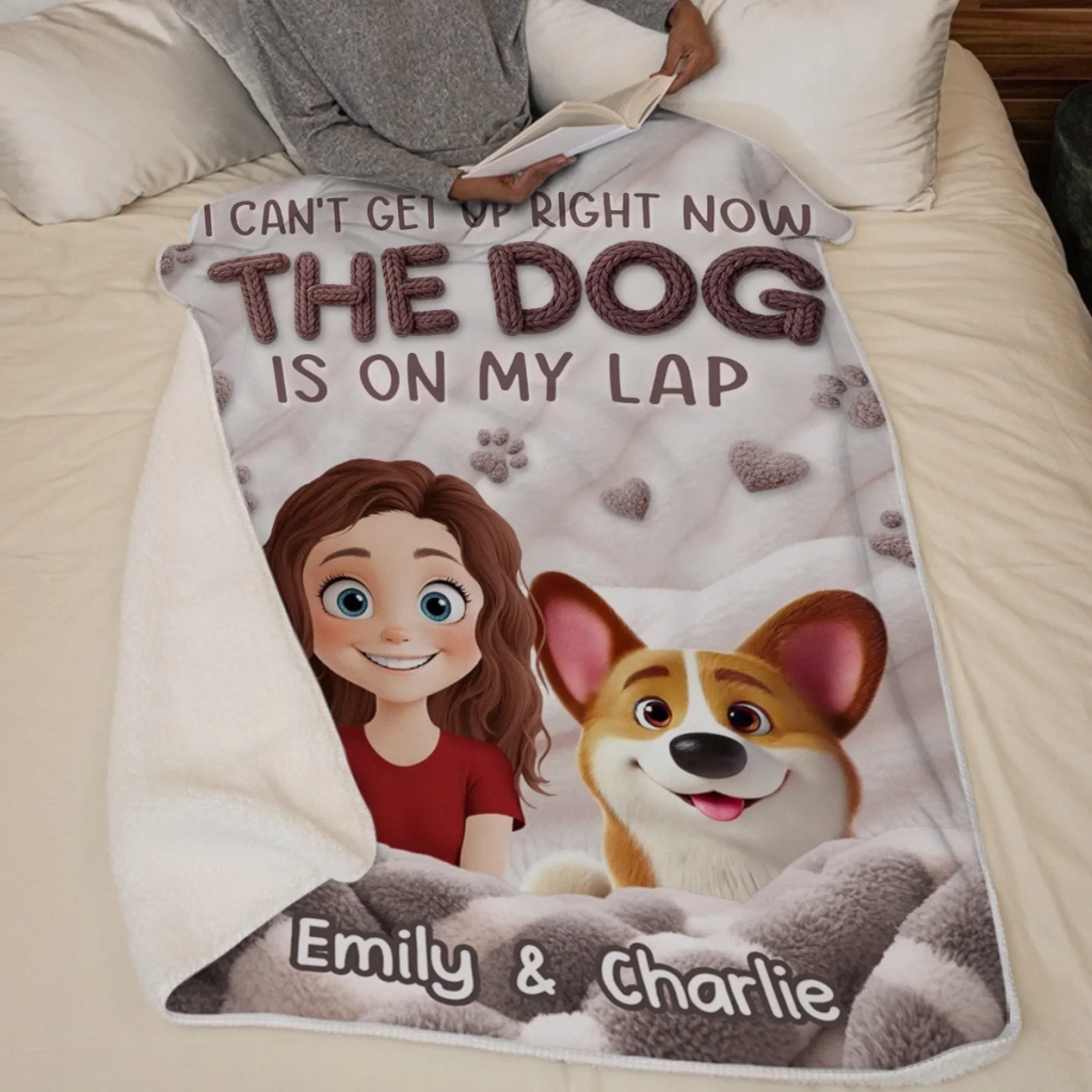 Custom Blanket - Personalized Birthday Gifts For Dog Cat Lovers, Dog Dad And Mom, Cat Owners - Pet Privilege Activated - Image 7