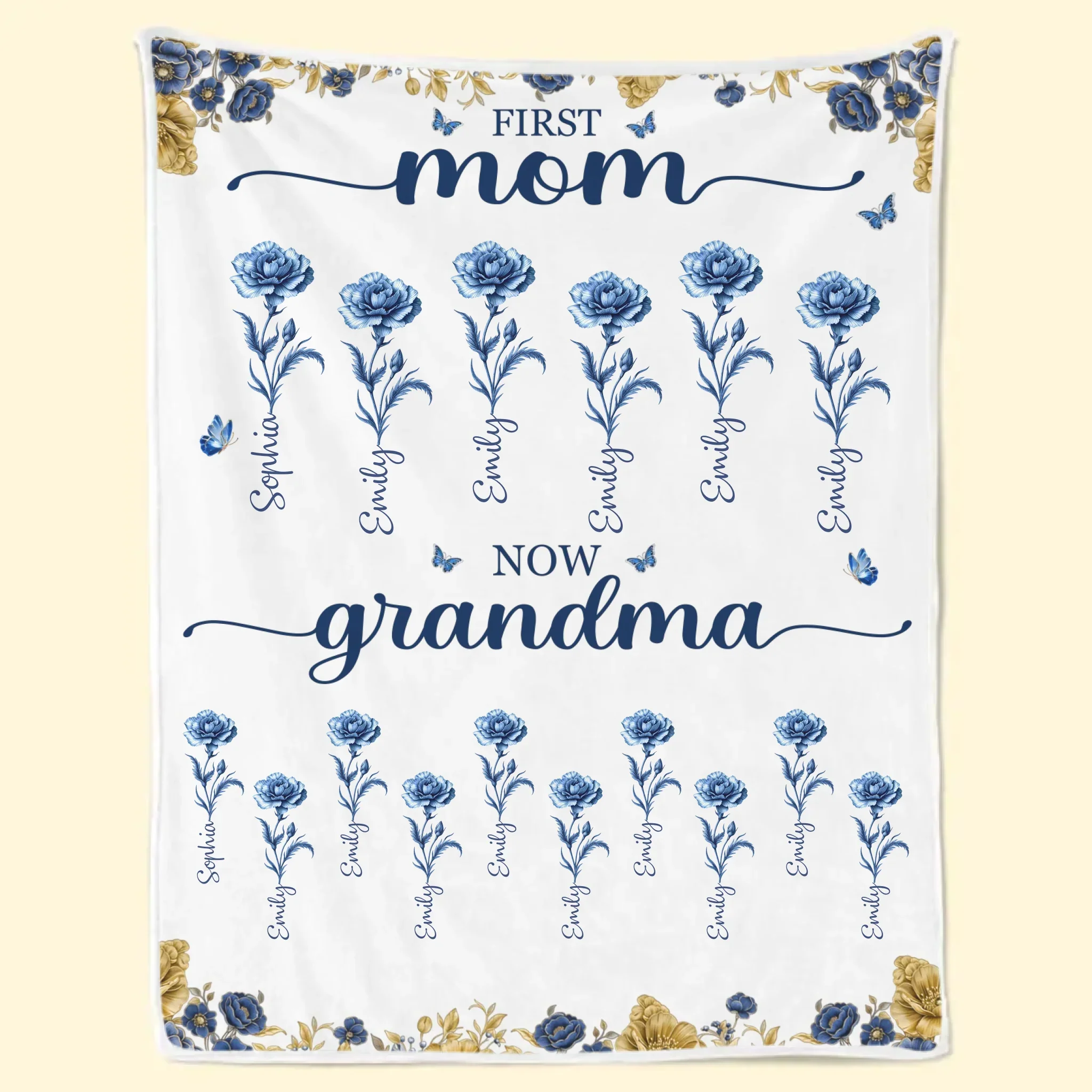 Custom Blanket - Personalized Mother's Day Gifts For Mom, Grandma - Love Unfolds - Image 3