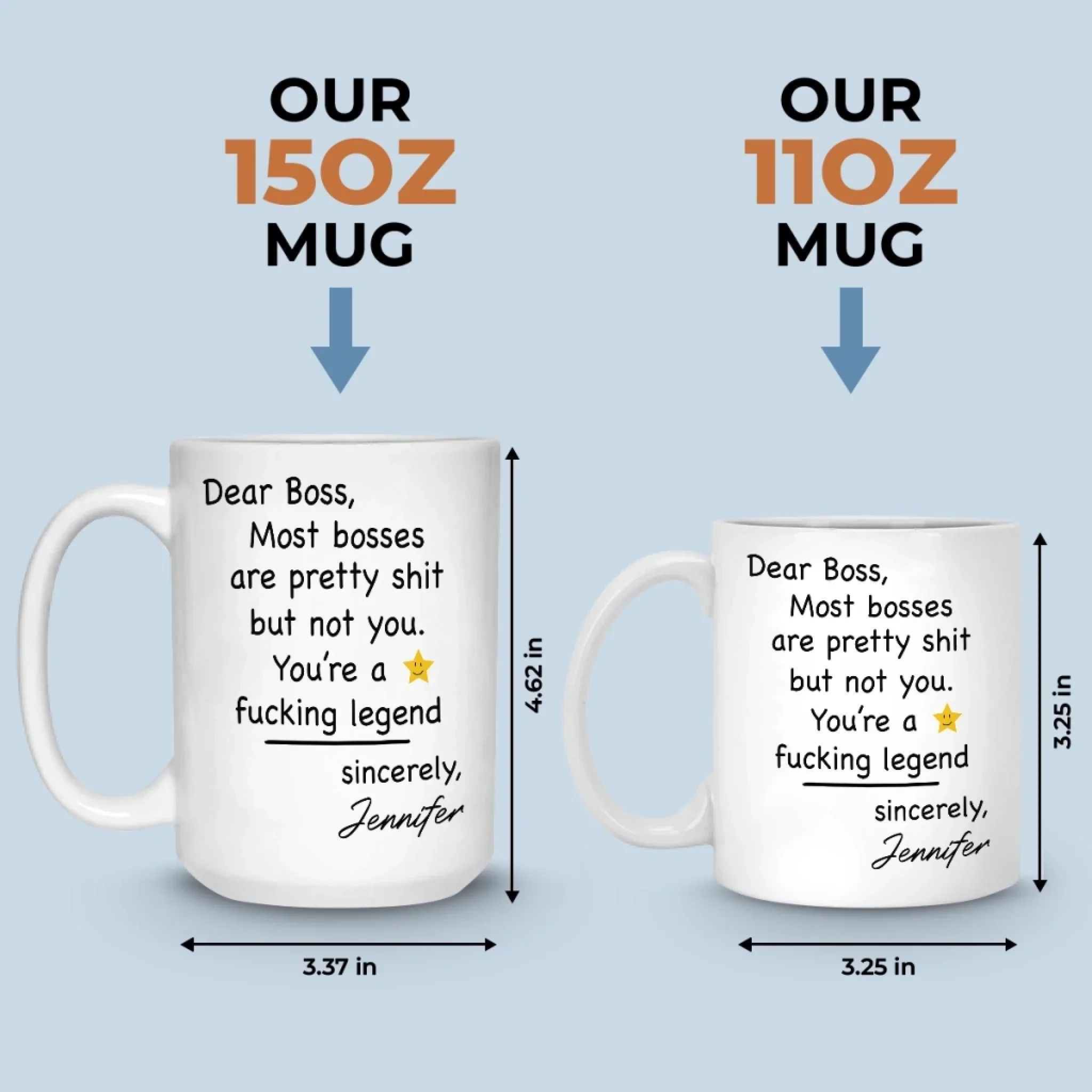 Custom Boss Lady Mug - Personalized Funny Gifts For Coworker, Work Bestie, Boss - Slaying Goals And Taking Names - Image 6