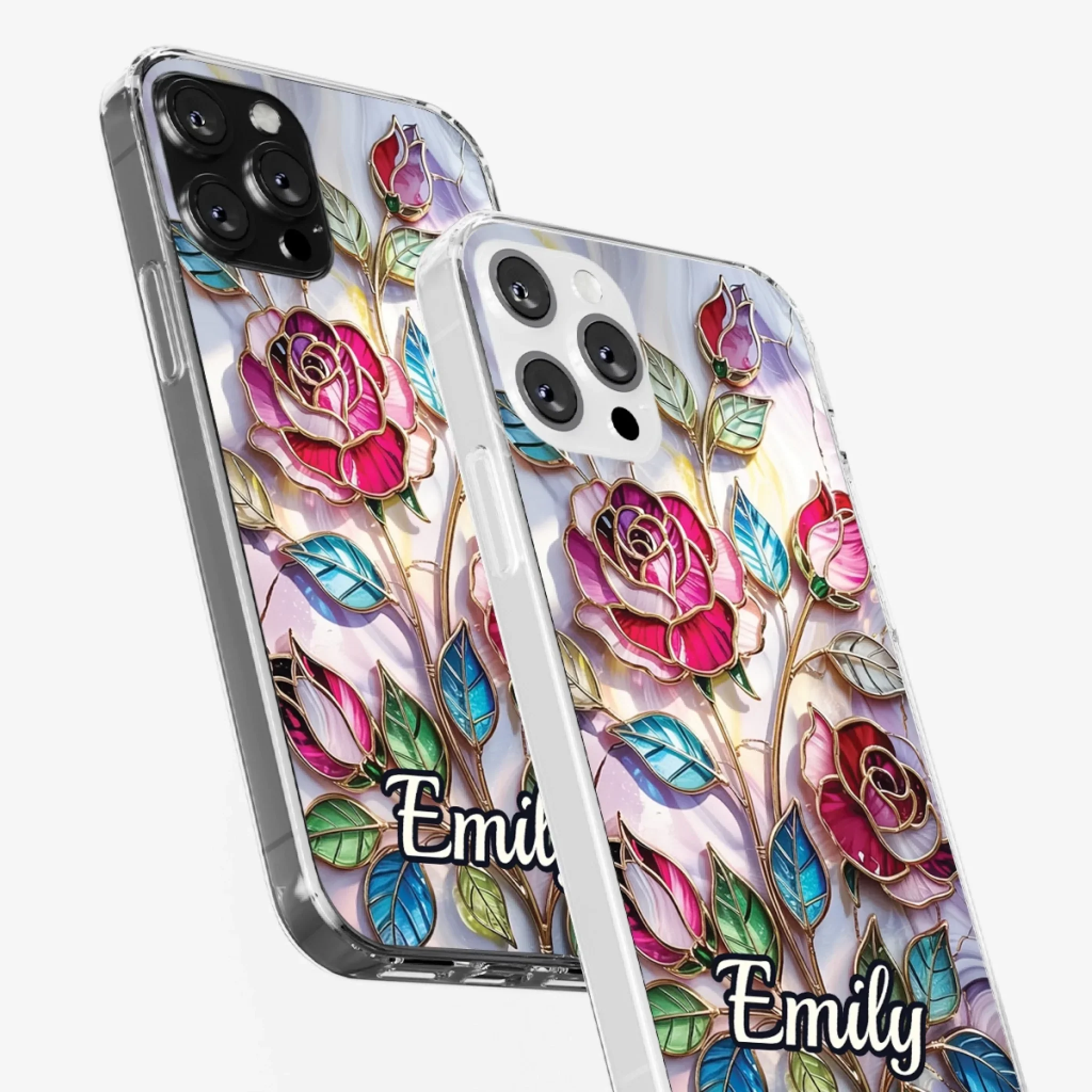 Custom Clear Phone Case - Personalized Best Friend Birthday Gifts For Best Friends, BFF, Sisters, Family, Yourself - Beauty In Every Petal - Image 34