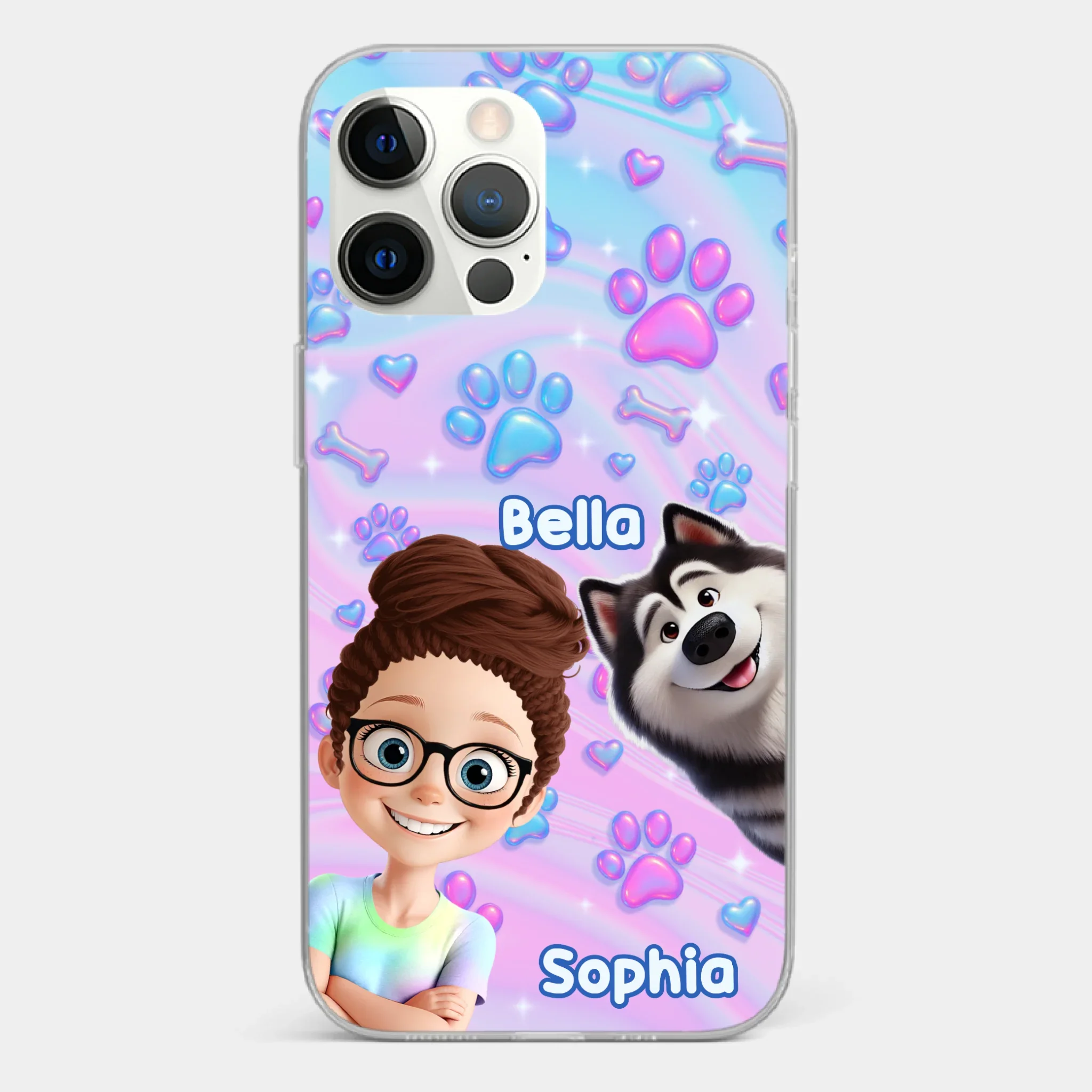 Custom Clear Phone Case - Personalized Birthday Gifts For Dog Lovers, Dog Dad And Mom - Pawfectly Yours - Image 11
