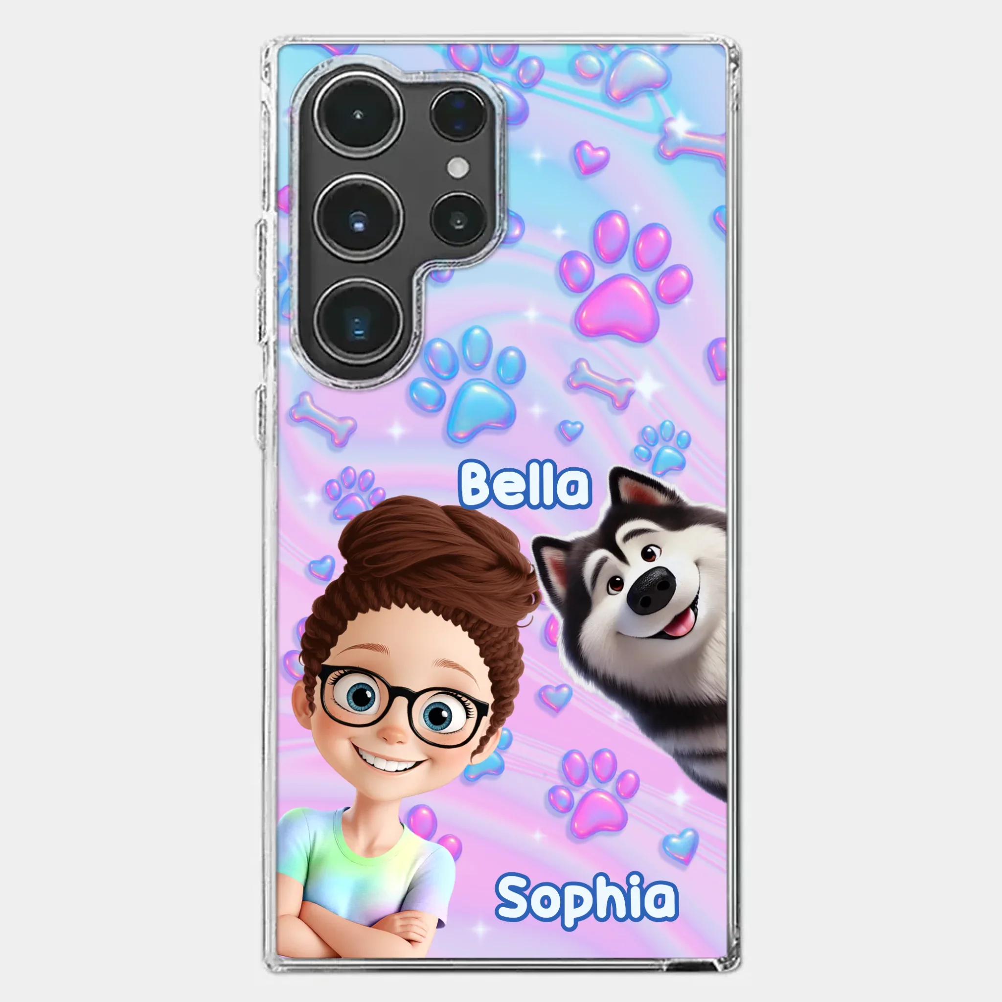 Custom Clear Phone Case - Personalized Birthday Gifts For Dog Lovers, Dog Dad And Mom - Pawfectly Yours - Image 41