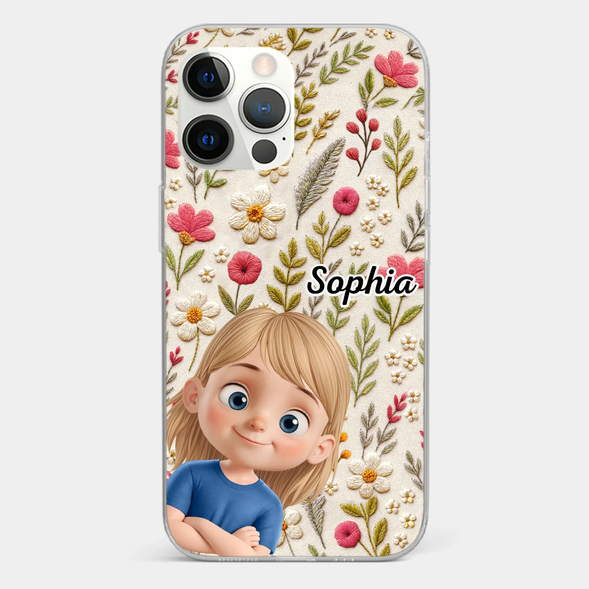 Custom Clear Phone Case - Personalized Birthday Gifts For Mom, Grandma - My Little Joys - Image 11