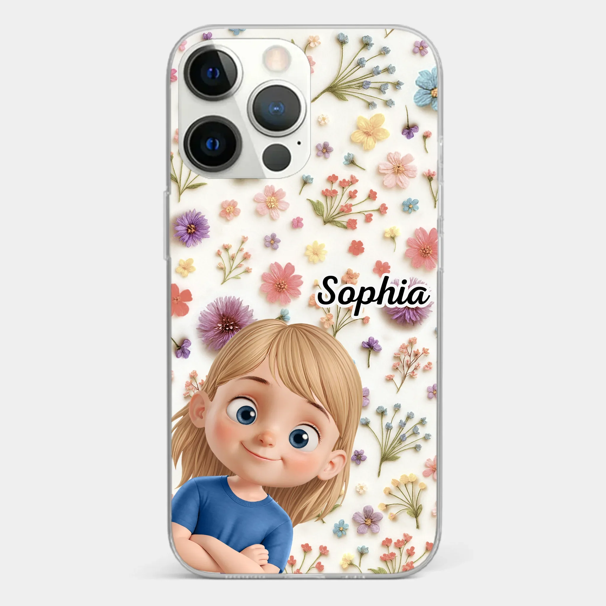 Custom Clear Phone Case - Personalized Birthday Gifts For Mom, Grandma - Smiles Forever - Image 19