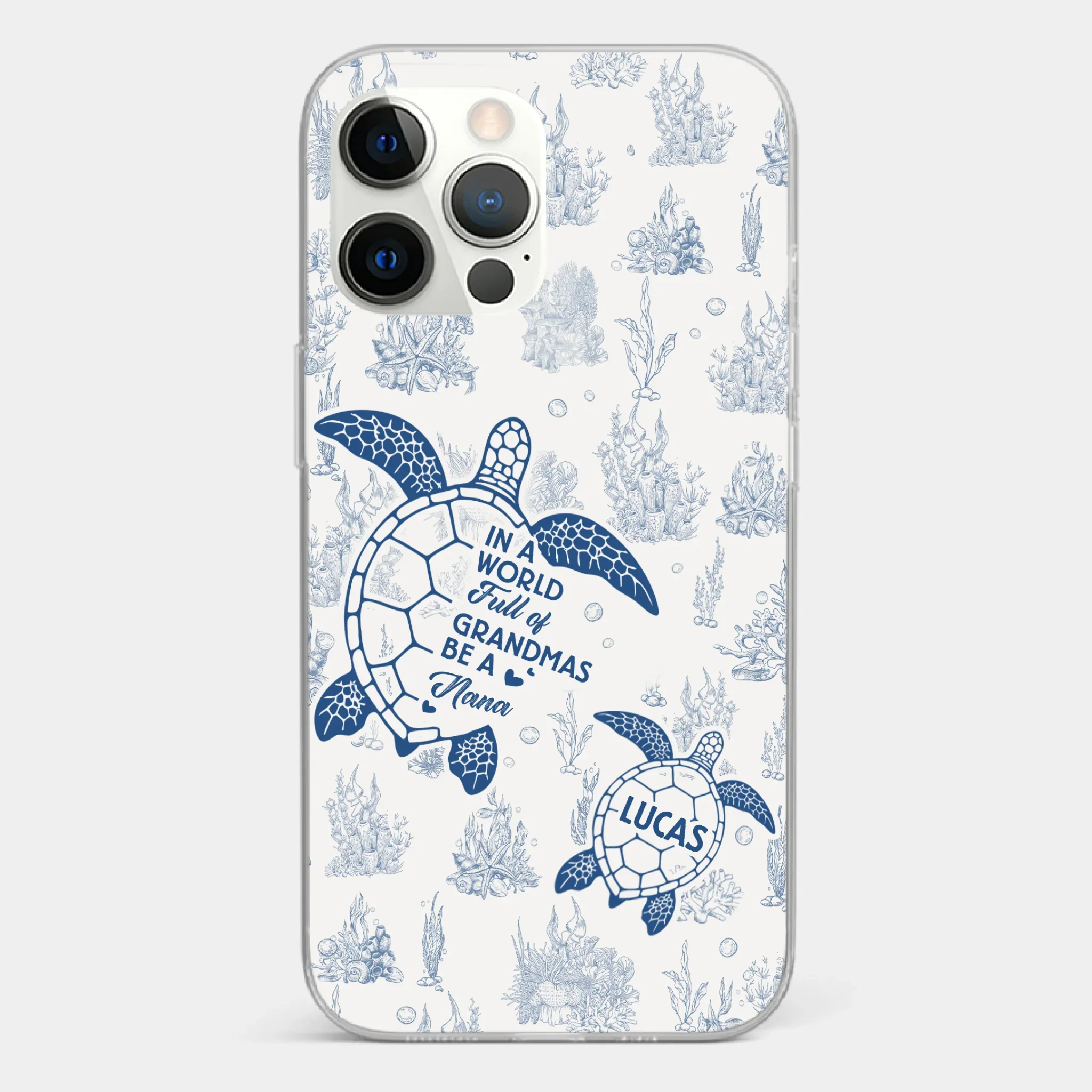 Custom Clear Phone Case - Personalized Birthday Gifts For Mom, Grandma - Stand Out, Be The Nana - Image 15
