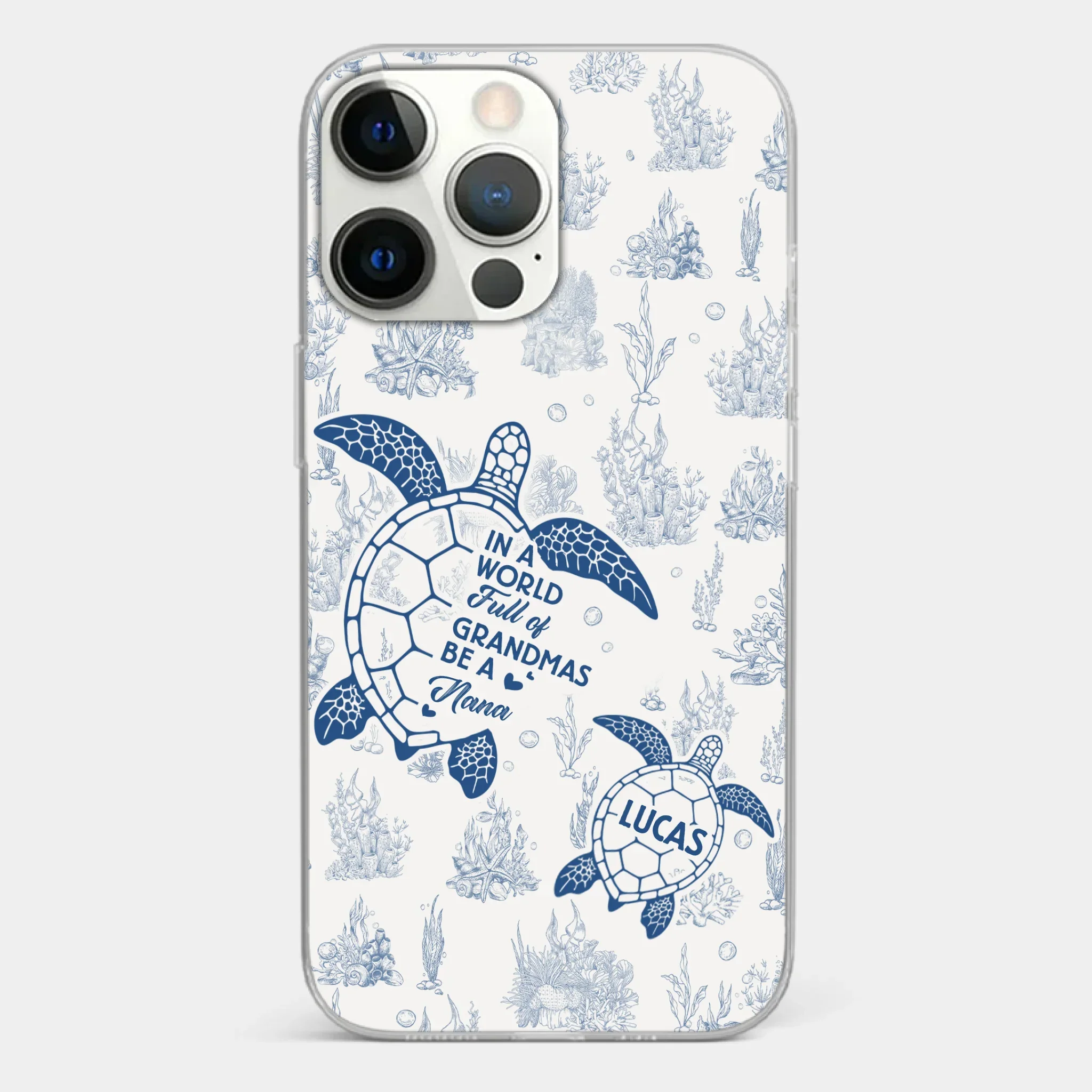 Custom Clear Phone Case - Personalized Birthday Gifts For Mom, Grandma - Stand Out, Be The Nana - Image 20