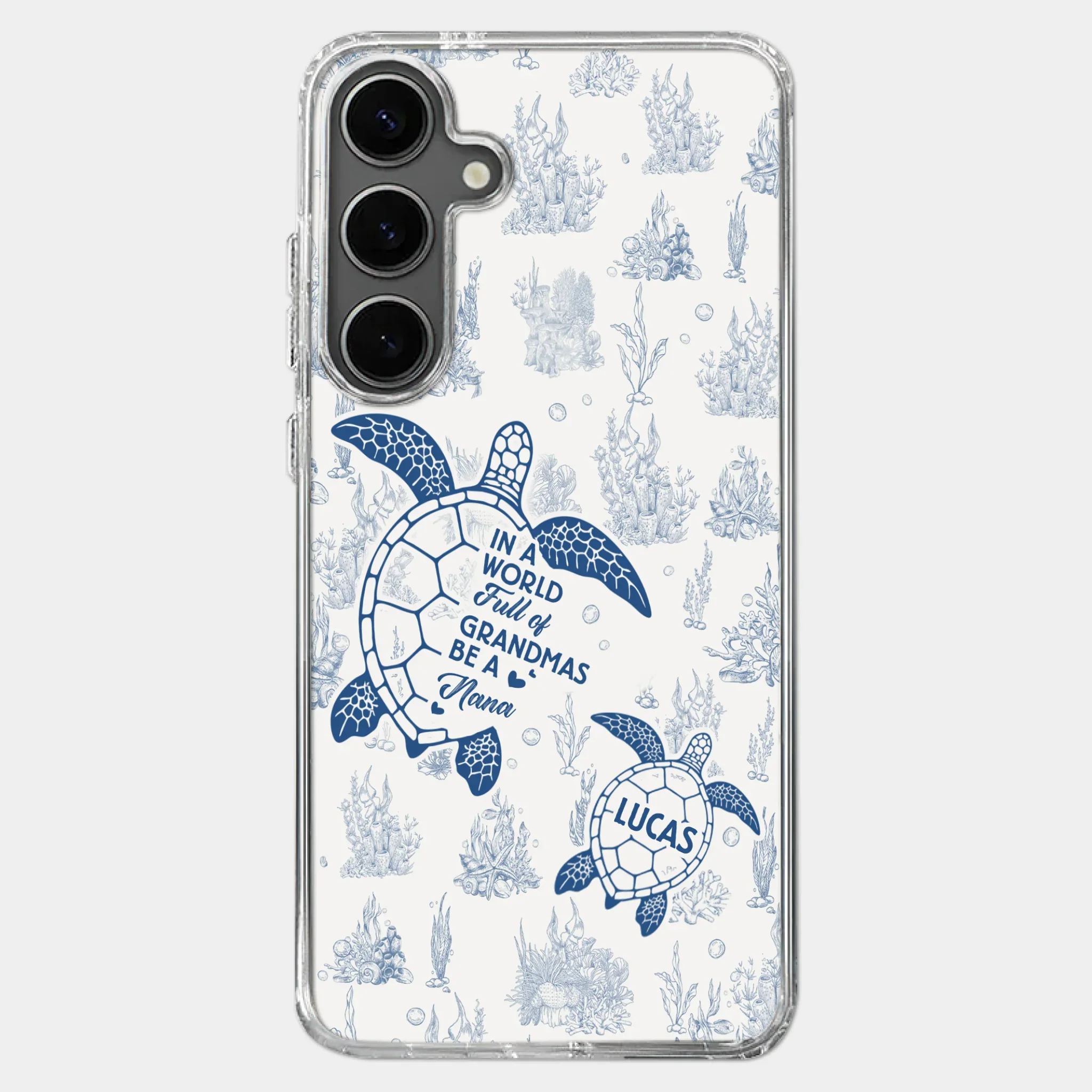 Custom Clear Phone Case - Personalized Birthday Gifts For Mom, Grandma - Stand Out, Be The Nana - Image 42