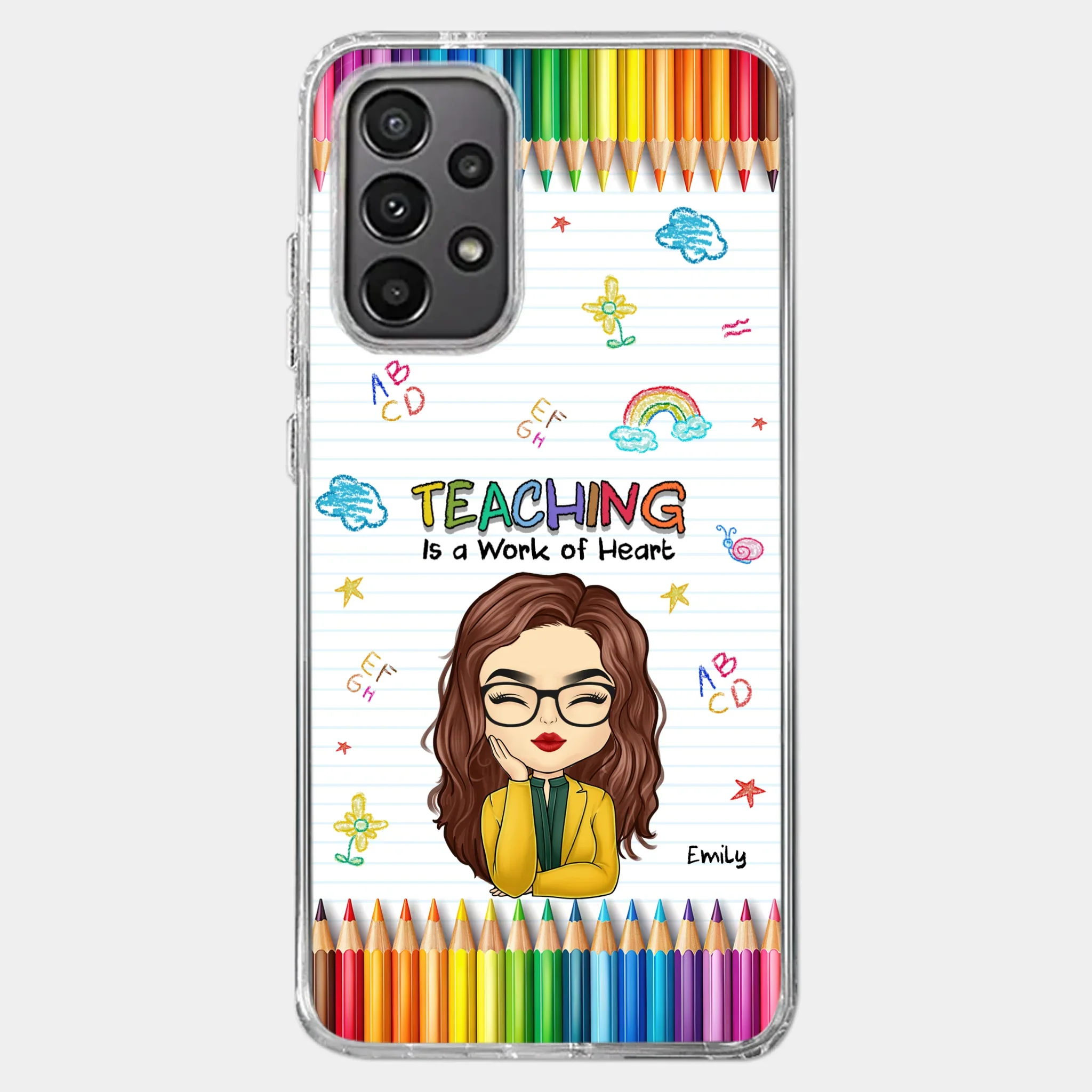 Custom Clear Phone Case - Personalized Birthday Gifts For Teachers - Teachers Grow Dreams - Image 36