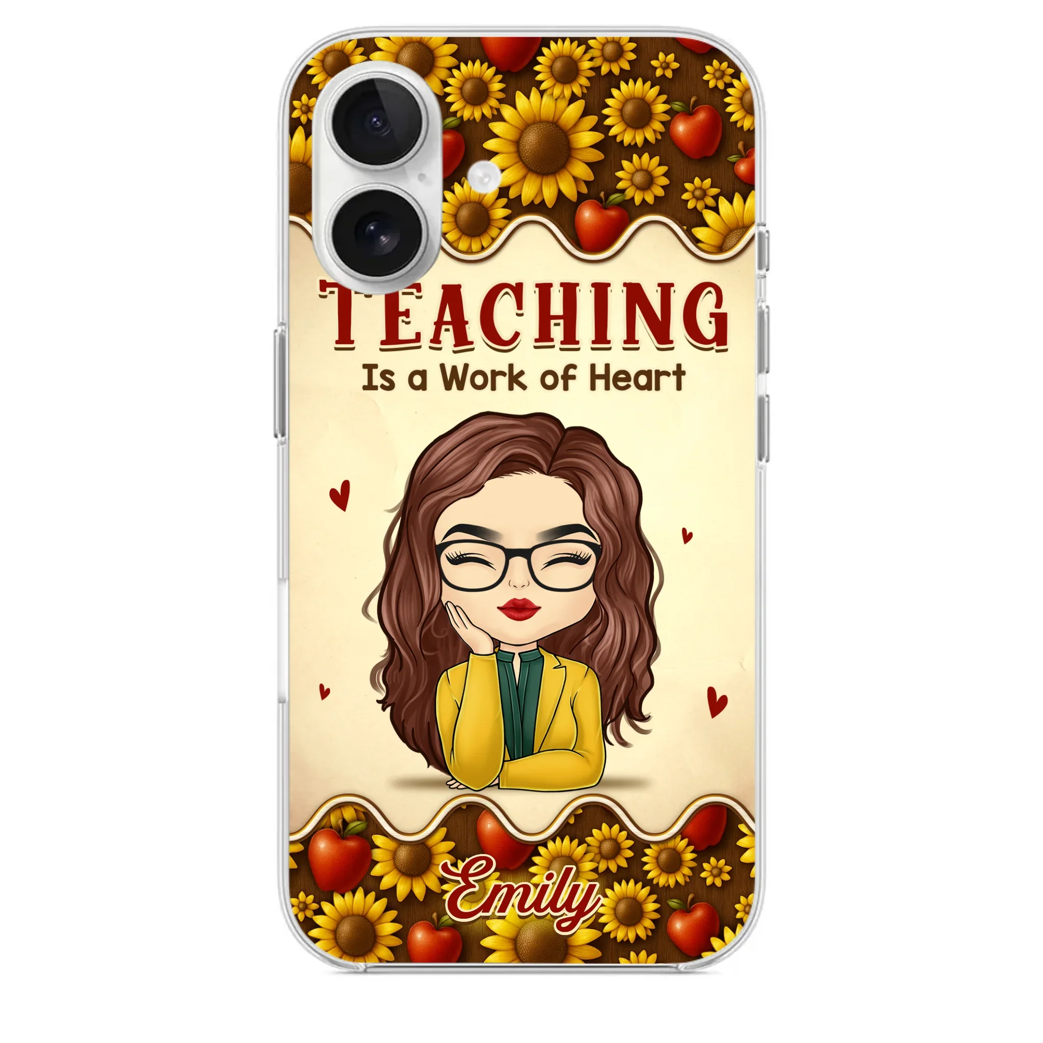 Custom Clear Phone Case - Personalized Birthday Gifts For Teachers - Teachers Make Magic Happen - Image 28