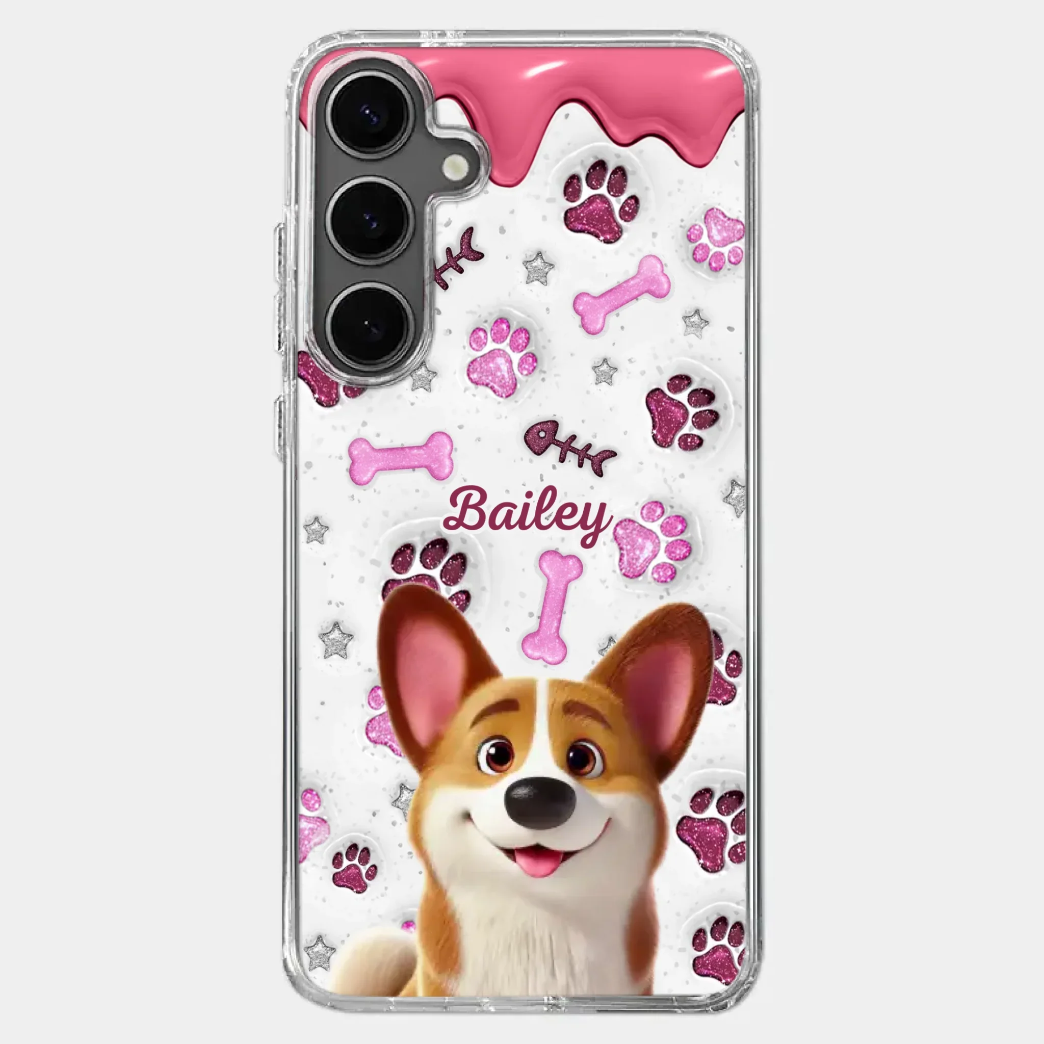 Custom Clear Phone Case - Personalized Christmas Birthday Gifts For Dog Cat Lovers, Dog Dad And Mom, Cat Owners - Pets Turn Houses Into Homes - Image 43