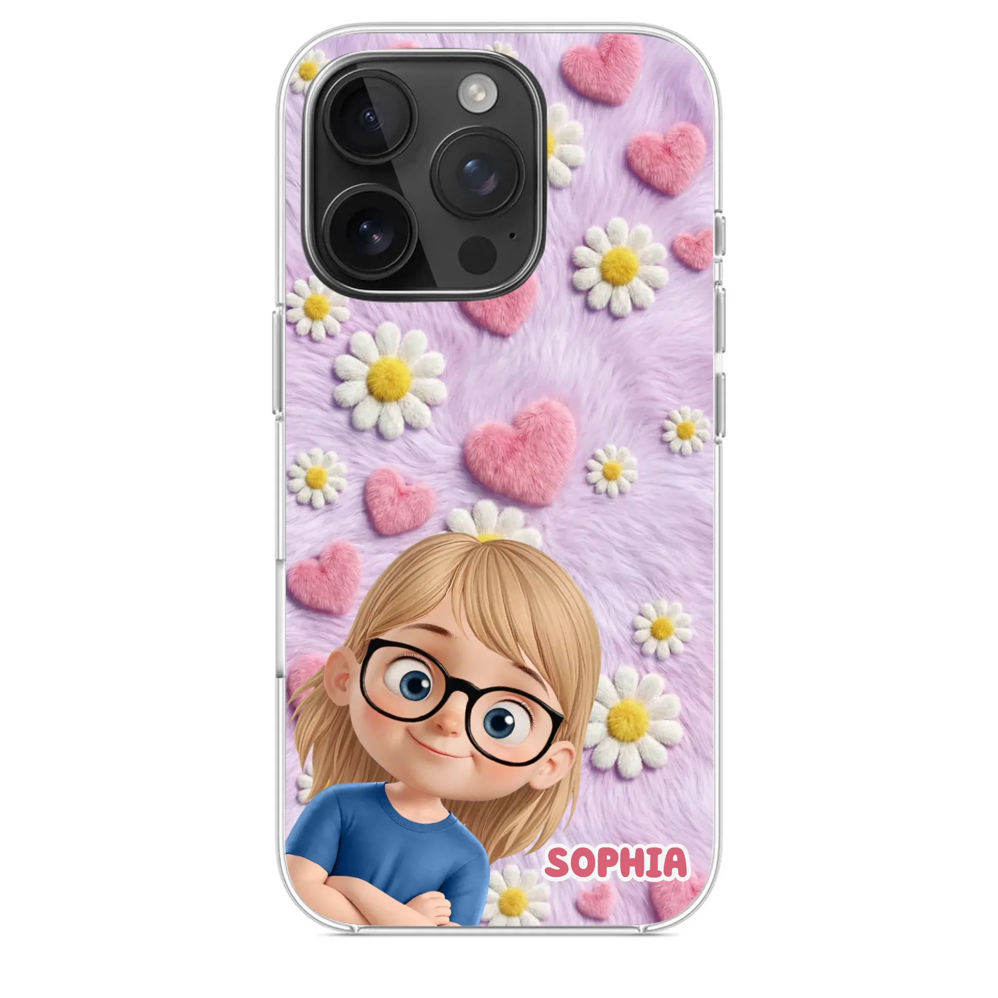 Custom Clear Phone Case - Personalized Mother's Day Birthday Gifts For Mom, Grandma - Happiness In The Little Things - Image 30