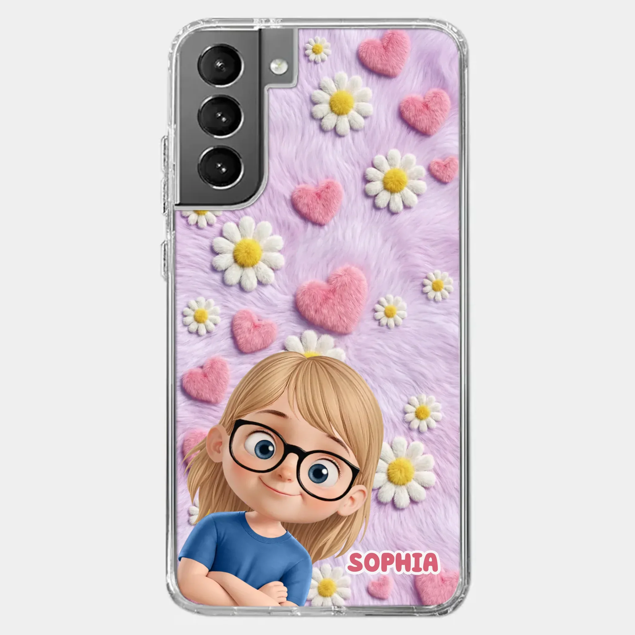 Custom Clear Phone Case - Personalized Mother's Day Birthday Gifts For Mom, Grandma - Happiness In The Little Things - Image 40