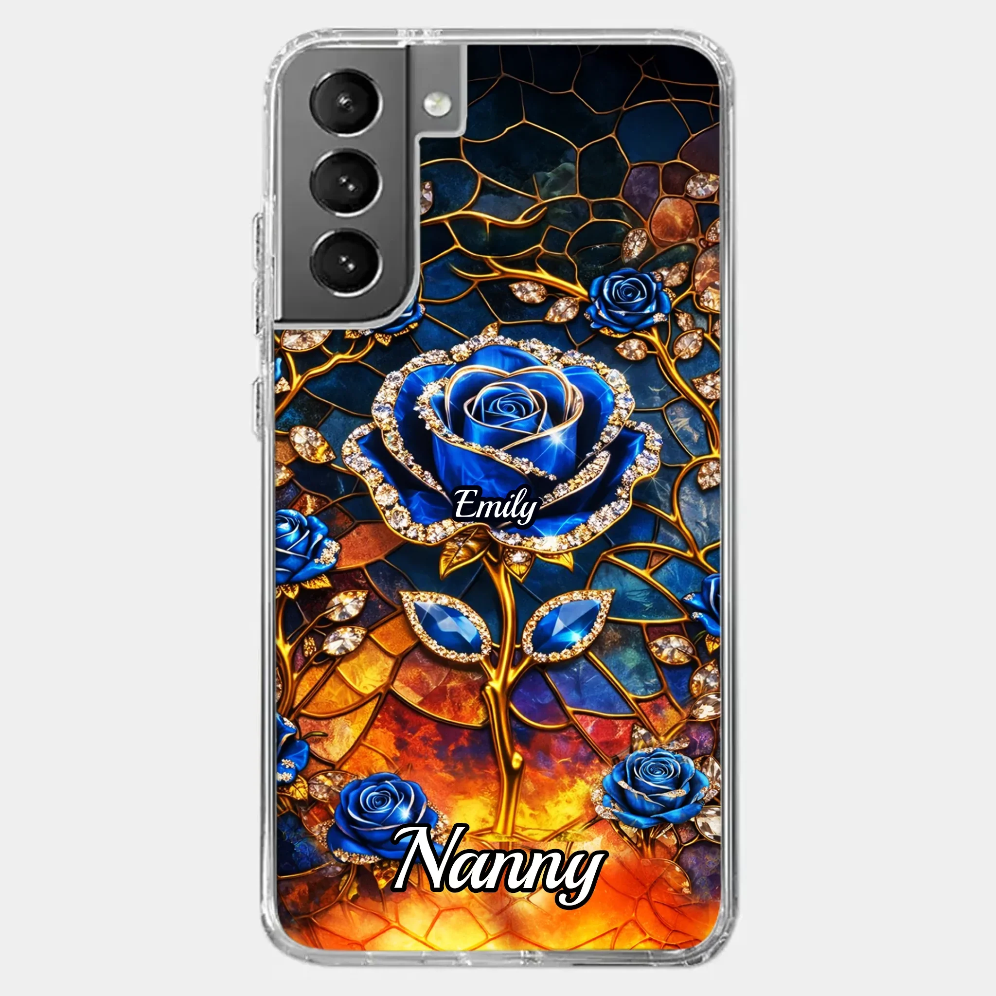Custom Clear Phone Case - Personalized Mother's Day Birthday Gifts For Mom, Grandma - Happiness Is  Being With You - Image 40