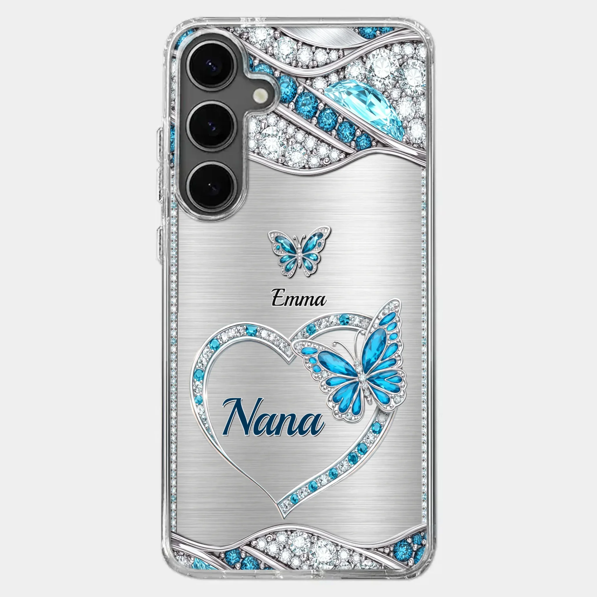 Custom Clear Phone Case - Personalized Mother's Day Birthday Gifts For Mom, Grandma - Mother’s Day, Held With Grace - Image 42
