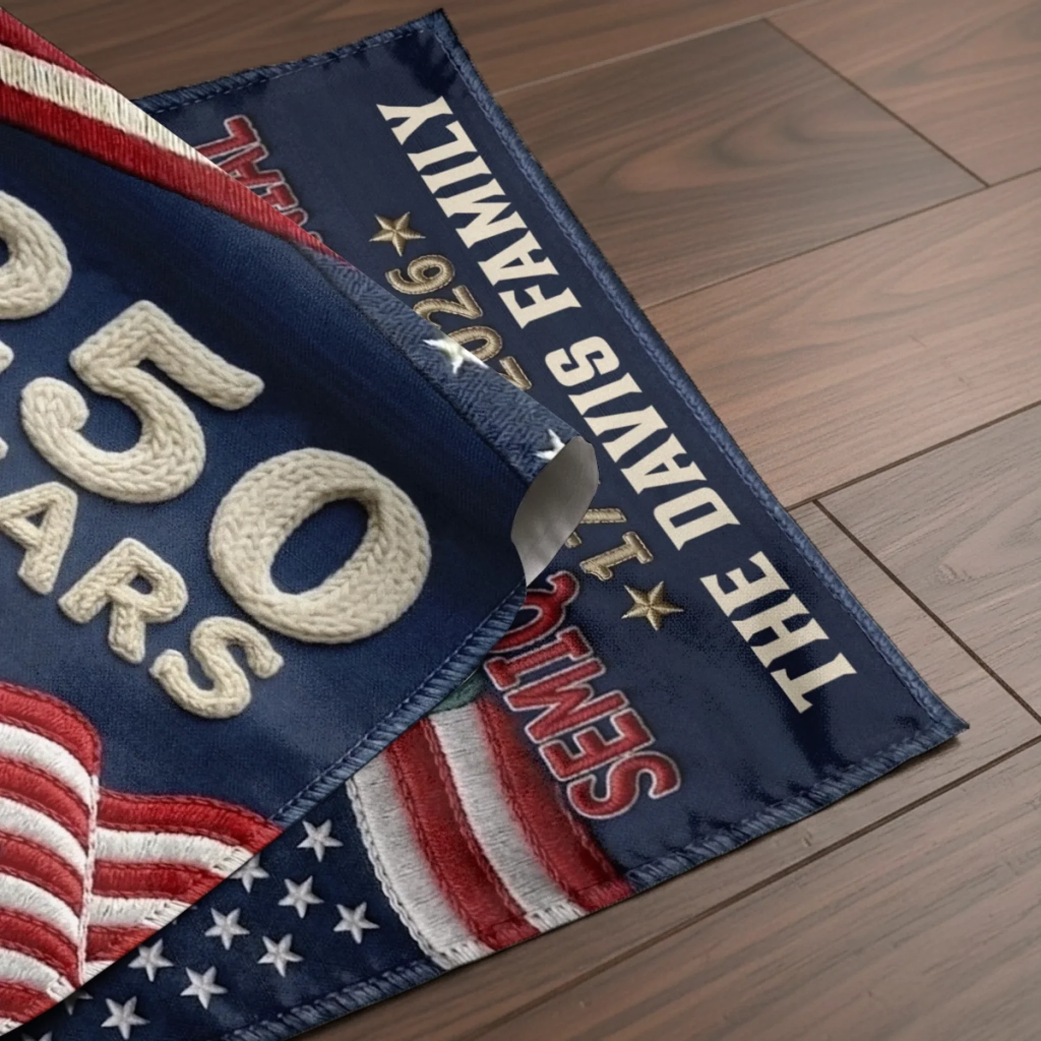 Custom Flag - Personalized America 250th Anniversary Gifts For Mom, Dad, Brother, Sister, Kids - Legacy Of Freedom And Unity - Image 7