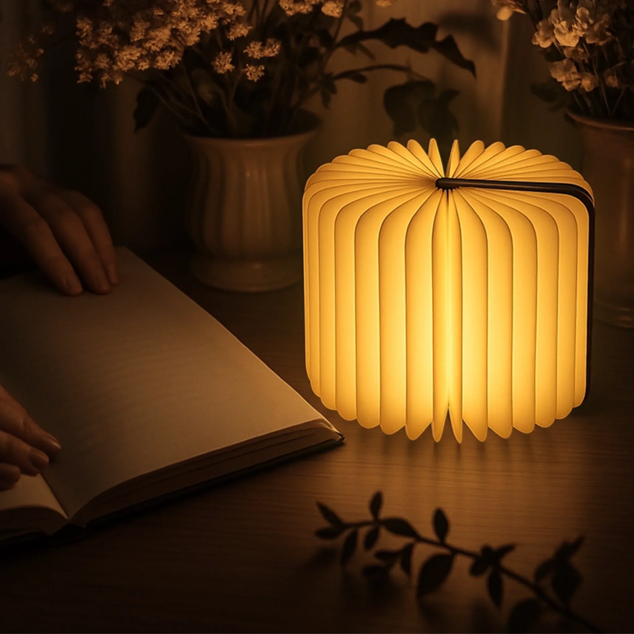 Custom Foldable LED Magic Book Lamp - Personalized Bookish Gifts For Book Lovers, Bookworms, Readers - A Sanctuary For Story Lovers - Image 5