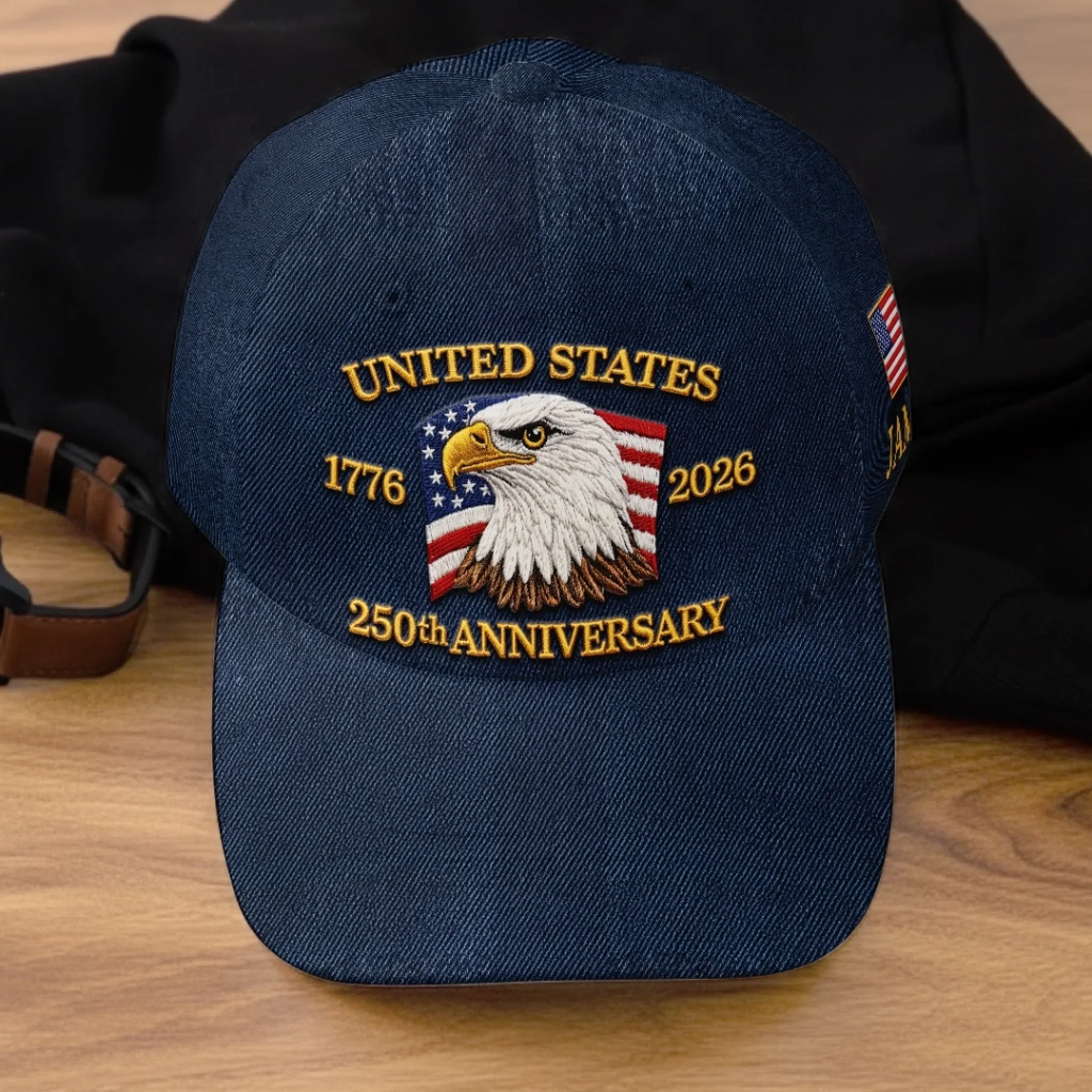 Custom Hat, All Over Print Classic Cap - Personalized America 250th Anniversary Gifts For Women, Men - Freedom Is Our Legacy - Image 5