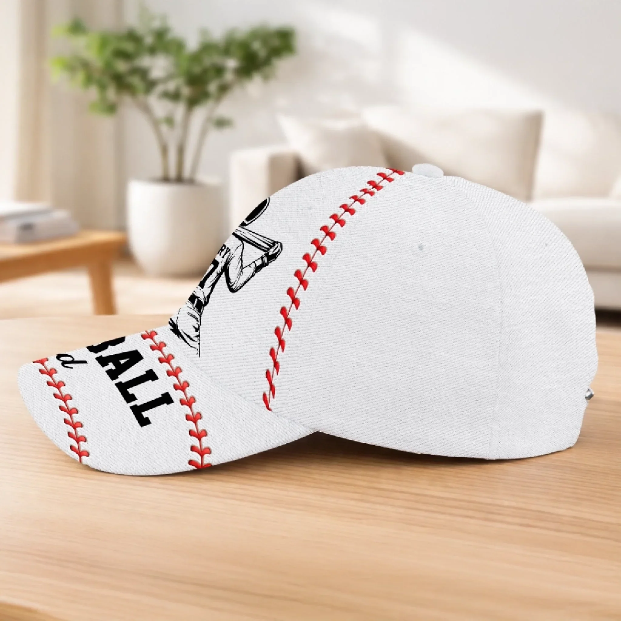 Custom Hat, All Over Print Classic Cap - Personalized Mother's Day, Father's Day Gifts For Mom, Grandma, Dad, Grandpa - Play With Heart - Image 5