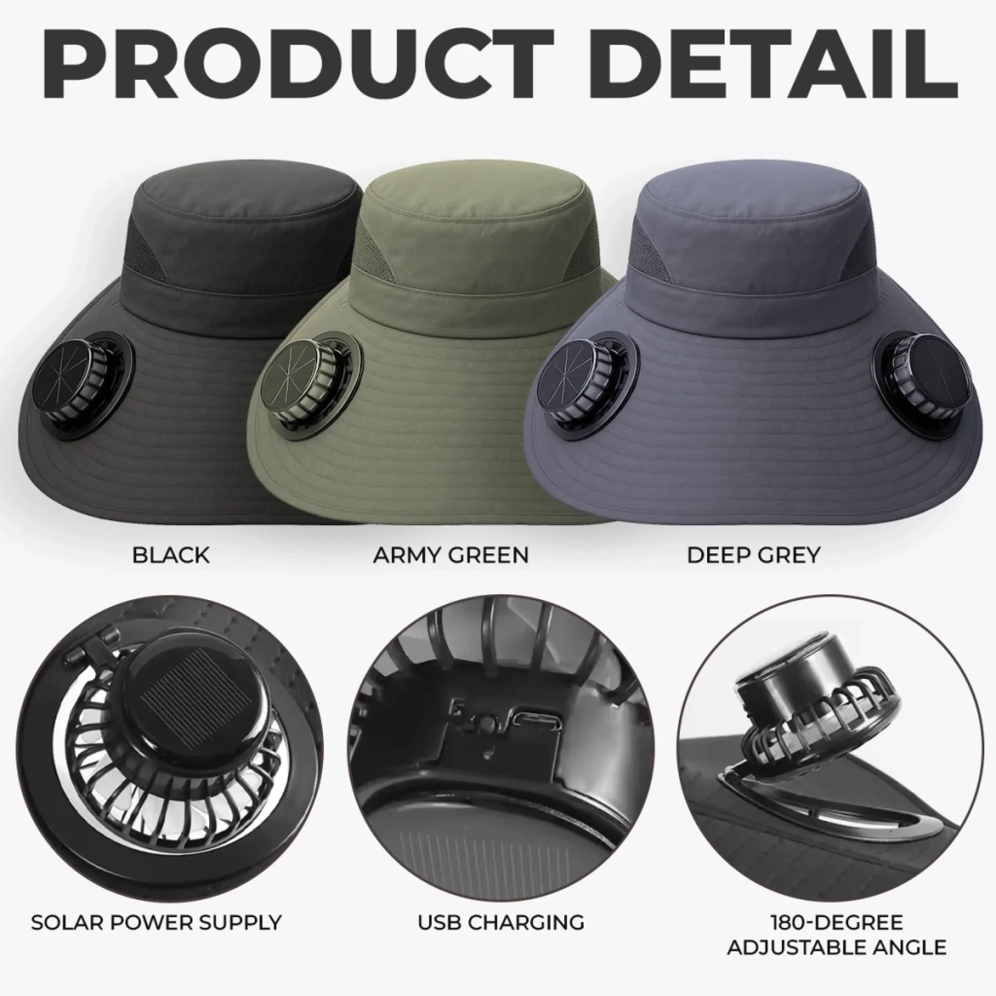 Custom Hat With Fans Solar Power - Personalized Garden Gifts For Gardeners - Plant Dreams, Grow Joy - Image 10